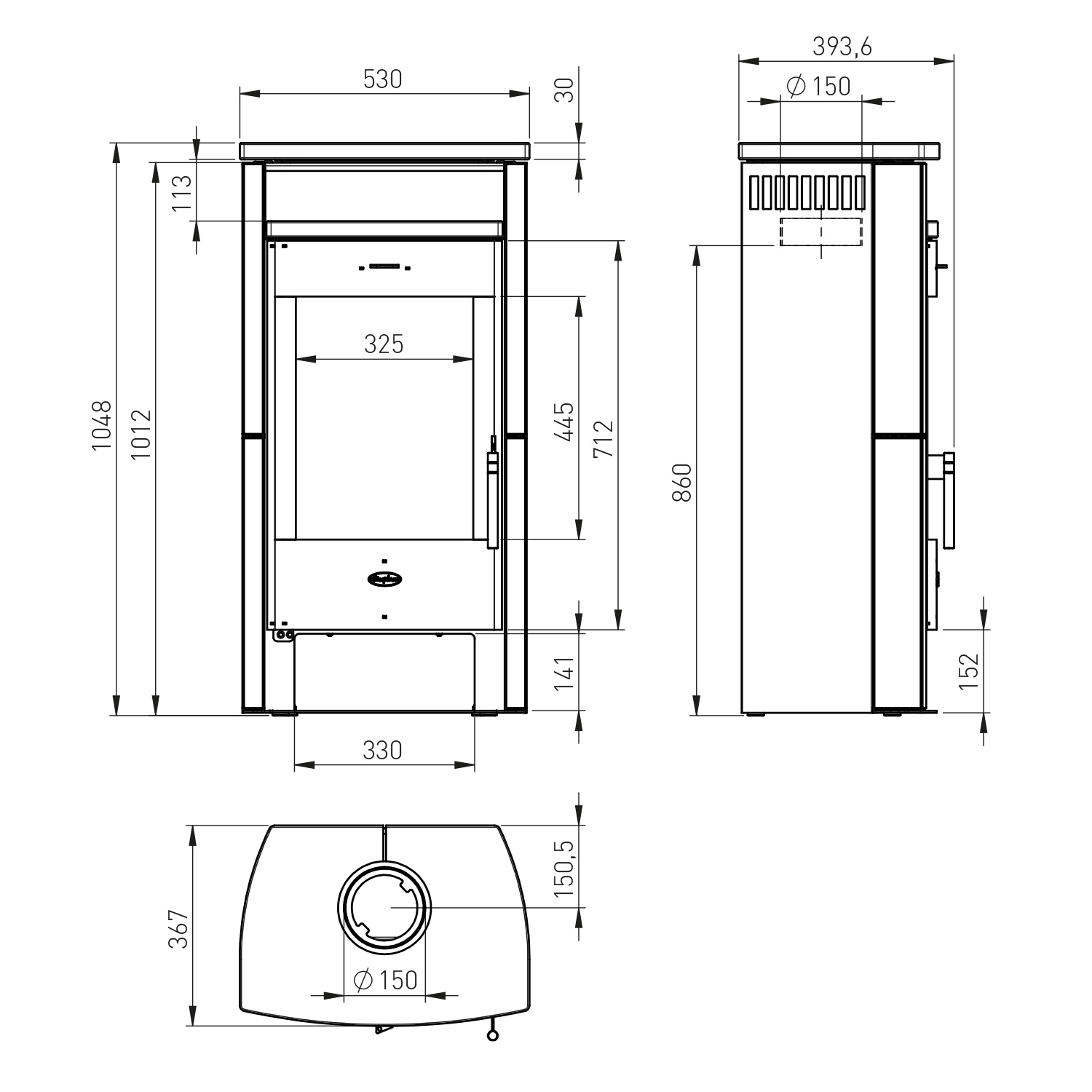 Fireplace Elite Budapest Poêle à bois en grès
