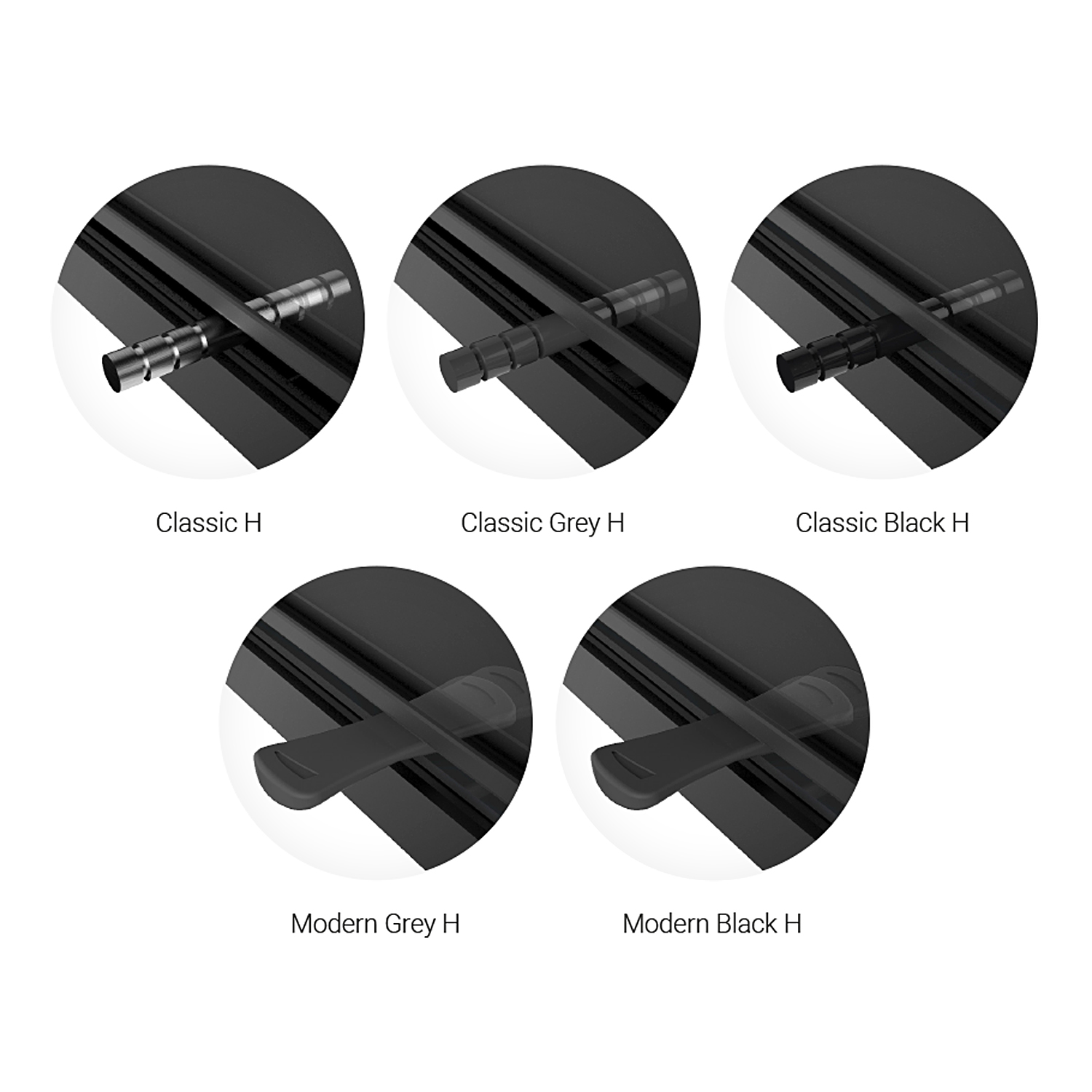 Insert de cheminée Lotus H570 Gris / Charnières à gauche