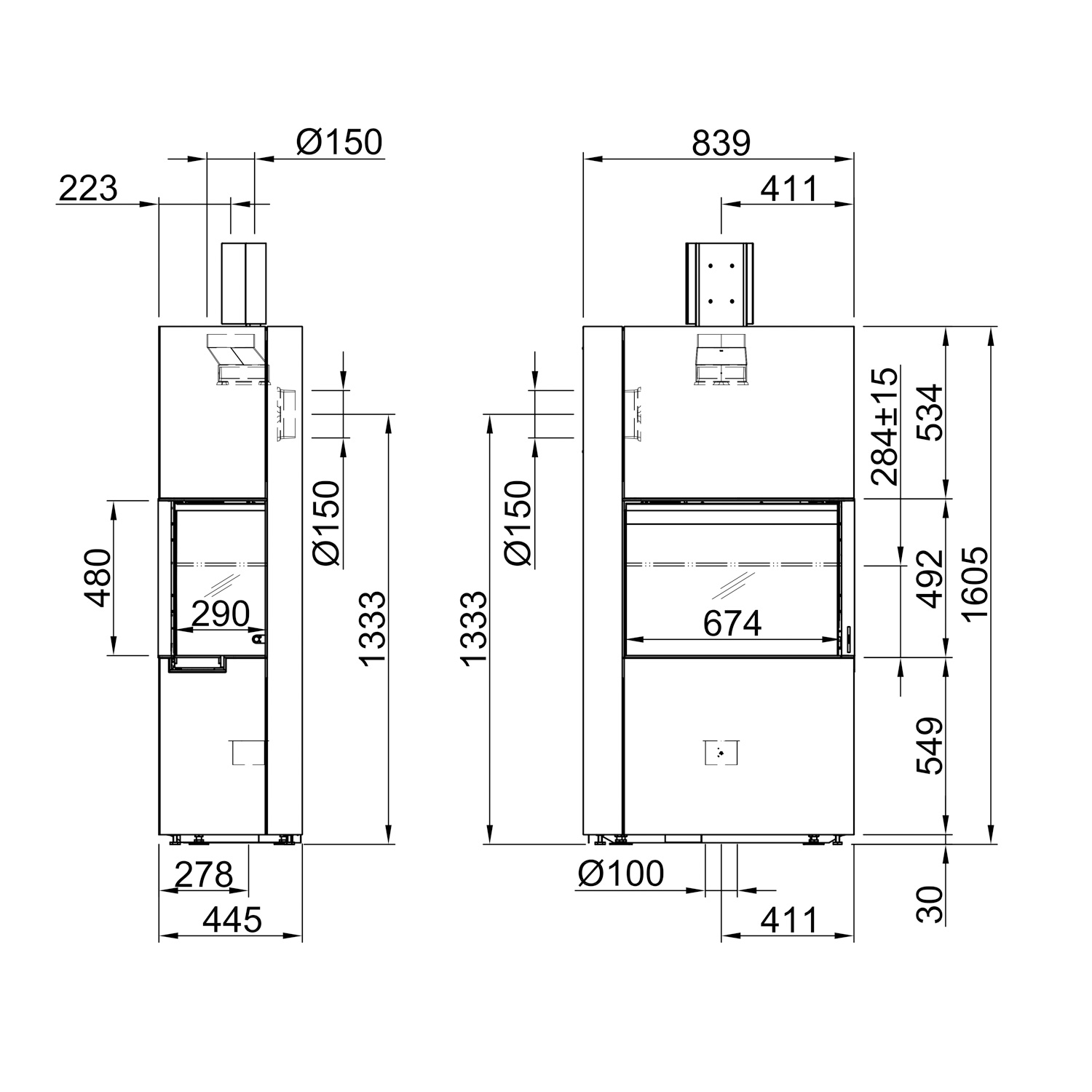 Spartherm Zirkon Poêle à bois 2R RLU