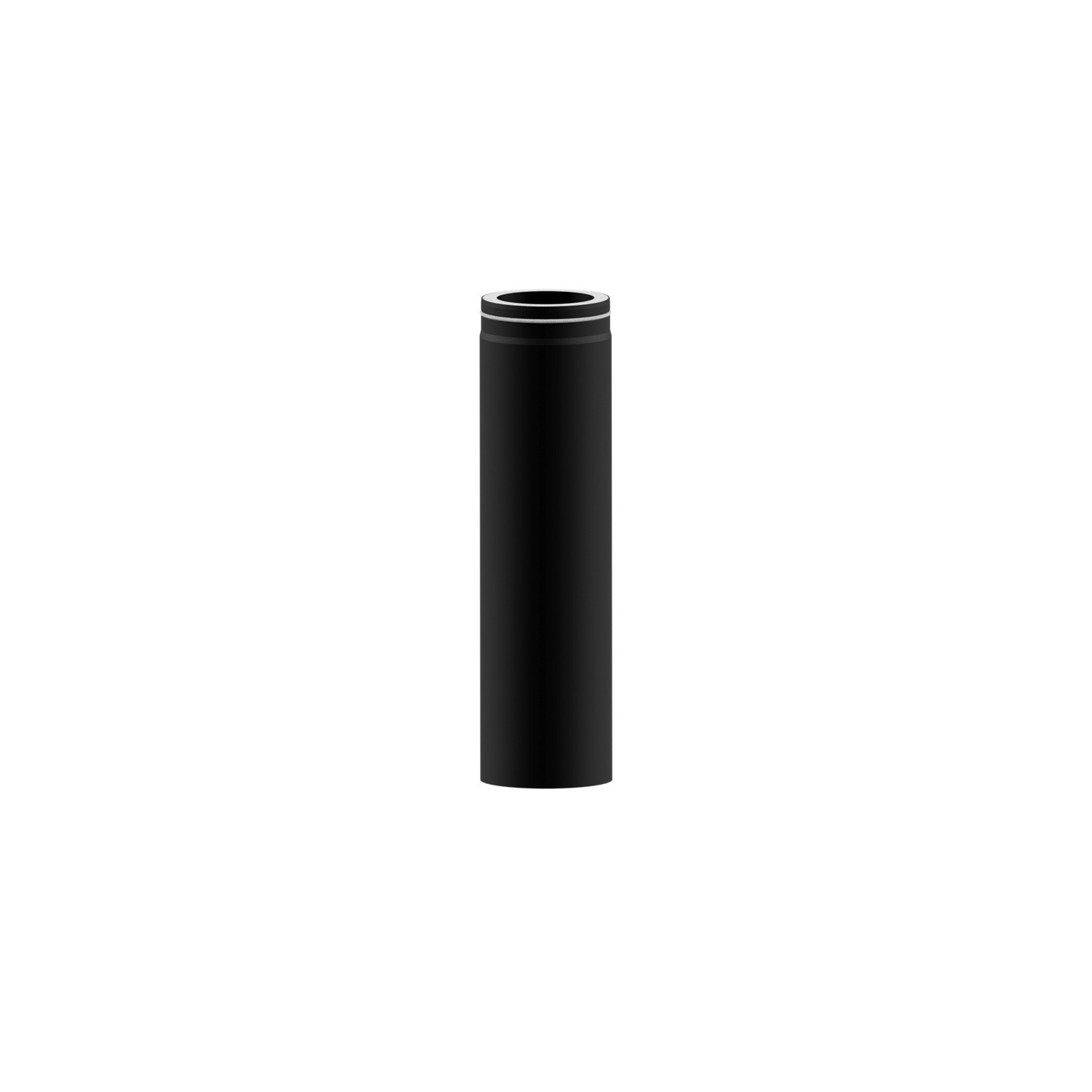 Raik Lifestyle DUO élément de longueur 120mm noir L: 750mm pour tuyau de fumée / conduit de fumée