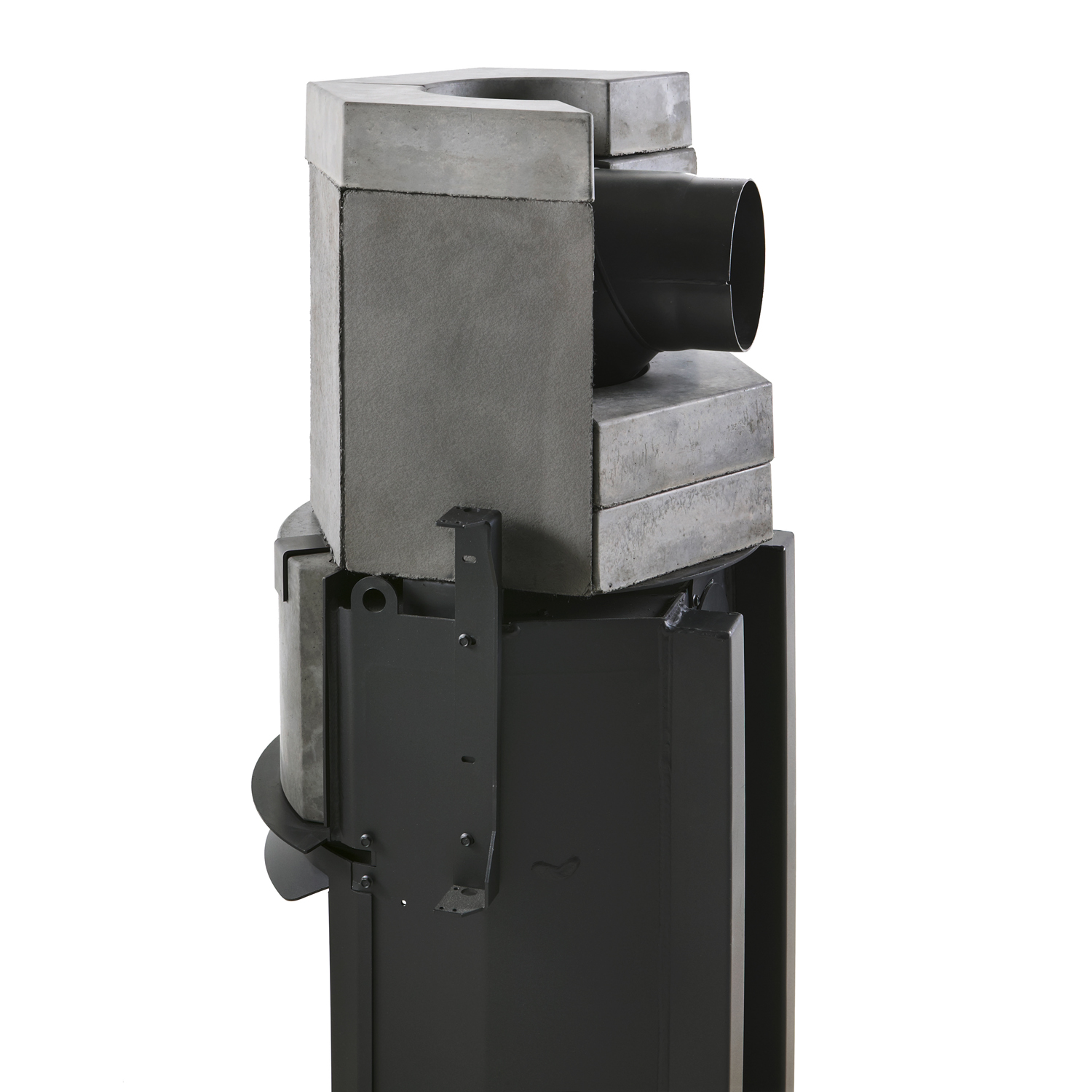 Spartherm accumulateur de chaleur pour ambiente a4 | sortie de tuyau de fumée arrière
