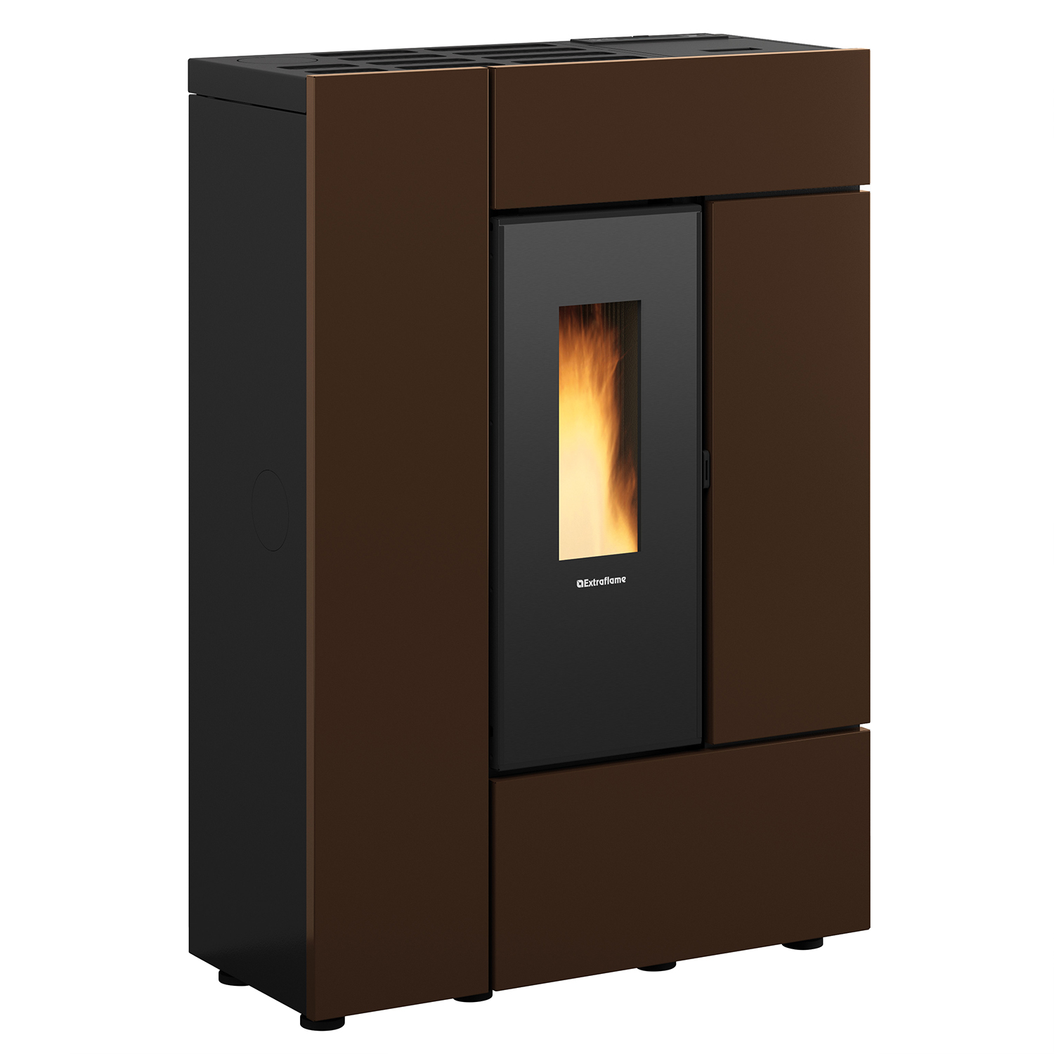 Extraflame Evolution Line Gabriella Plus poêle à granulés acier bronze