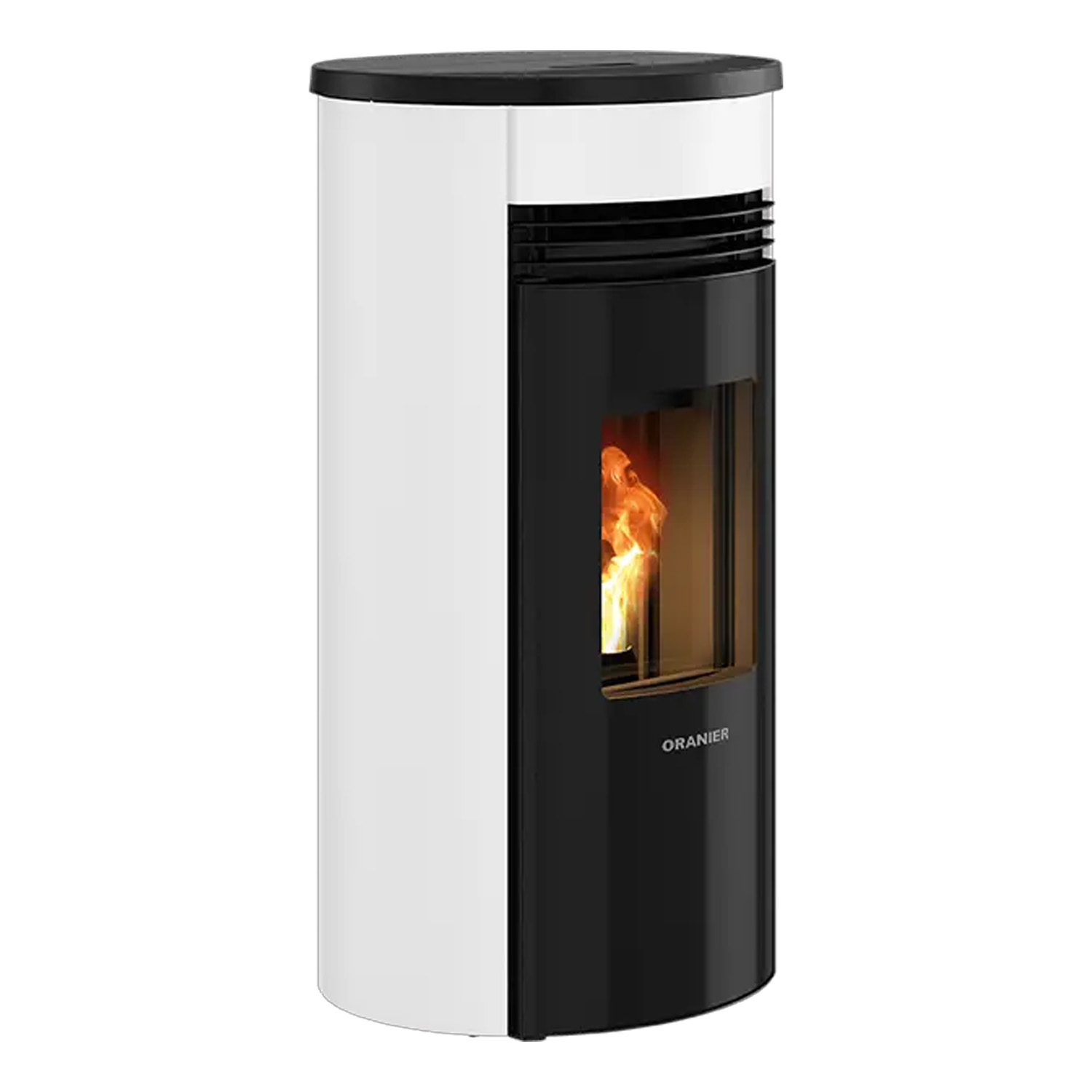 Oranier Sando 50 poêle à granulés blanc soie