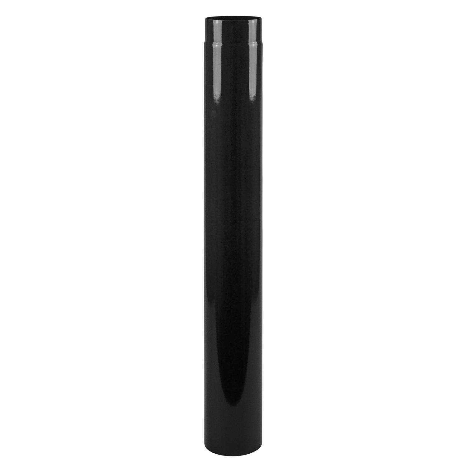 Tuyau de fumée / Tuyau de poêle émaillé 150 mm - 1000 mm noir
