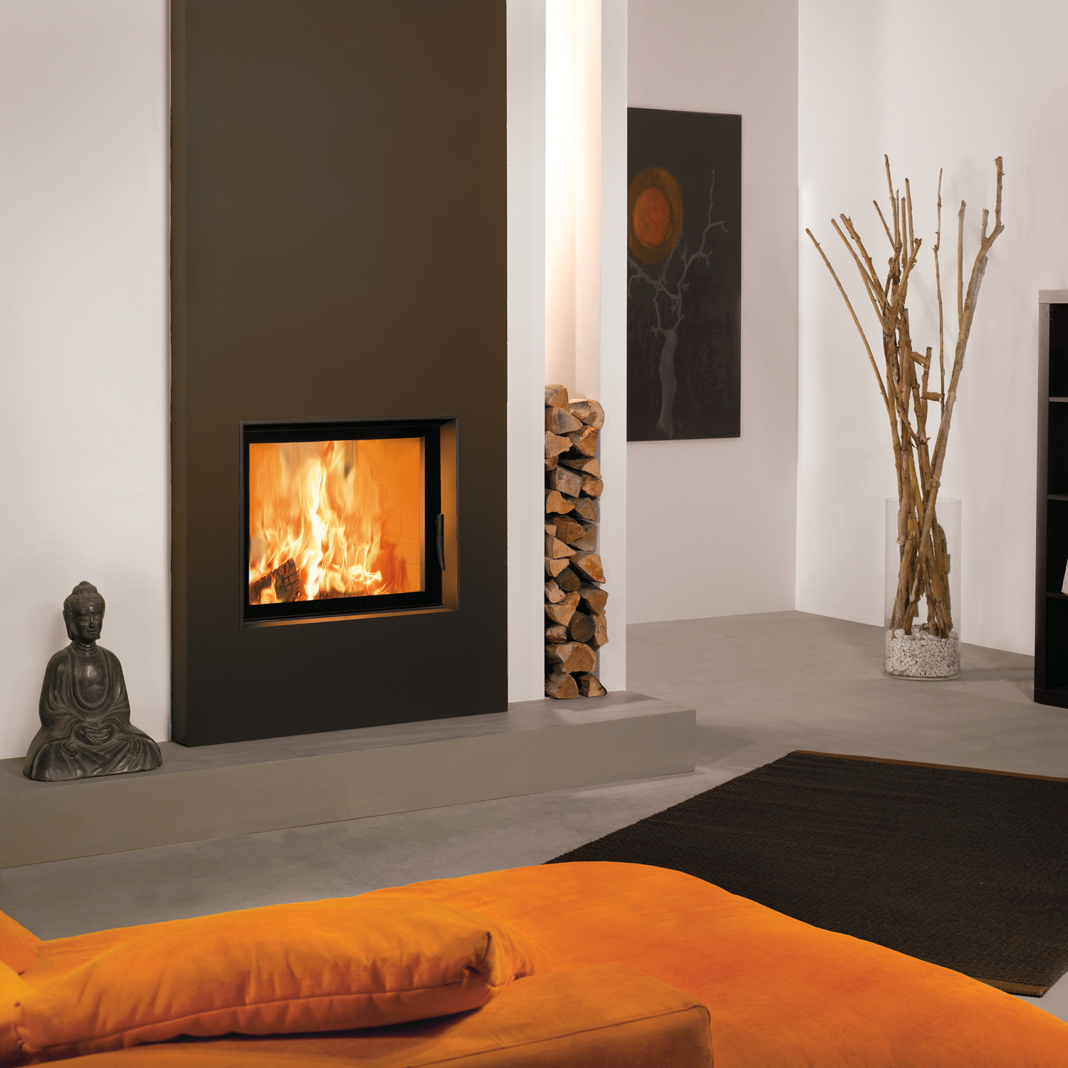 Spartherm Varia FD-4S RLU insert de cheminée à gauche