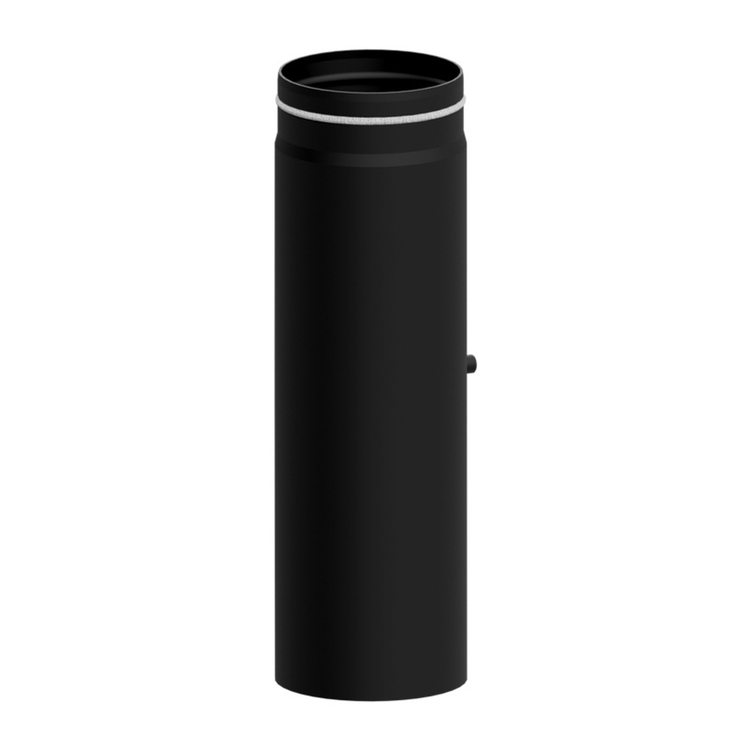 Raik conduit LS diamètre 150x500x2,00mm rétreint avec porte intégrée noir