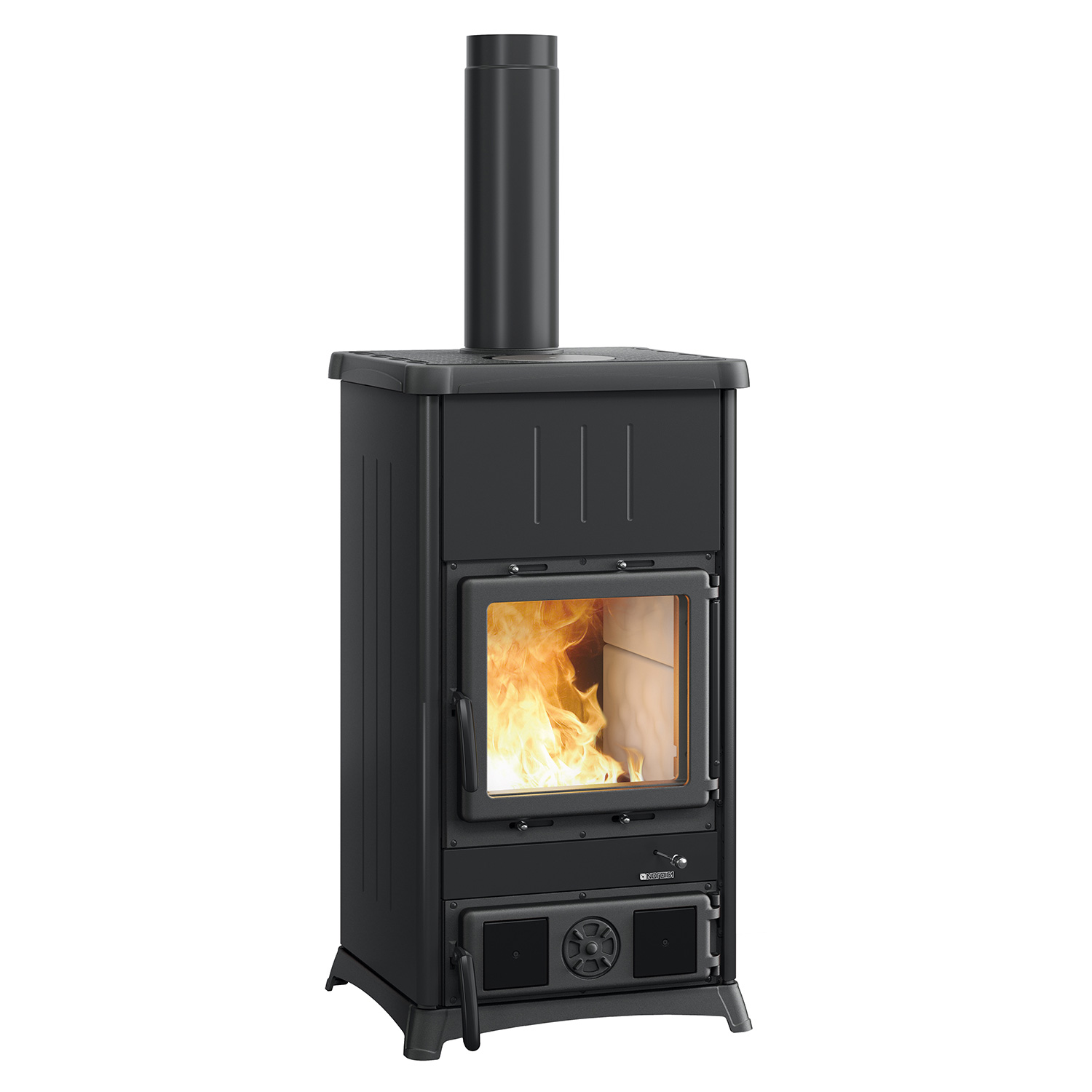 La Nordica Concita 16 poêle à bois acier anthracite-noir