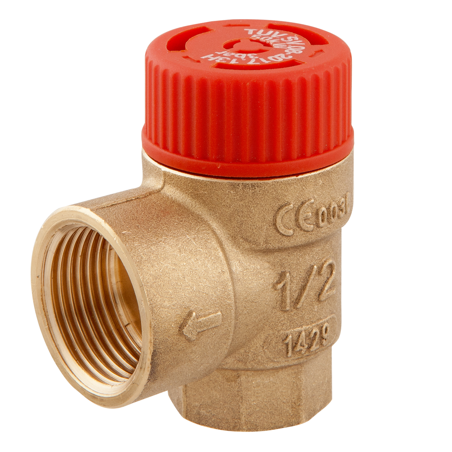 Afriso Vanne de sécurité à membrane MS Rp 1/2" x Rp 3/4" lot de 5