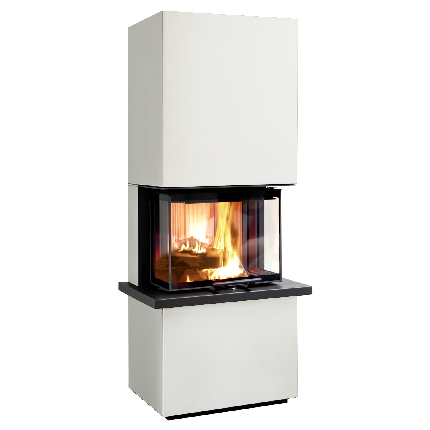 Olsberg Osorno S TopStone poêle à bois en pierre calcaire beige teramo natura