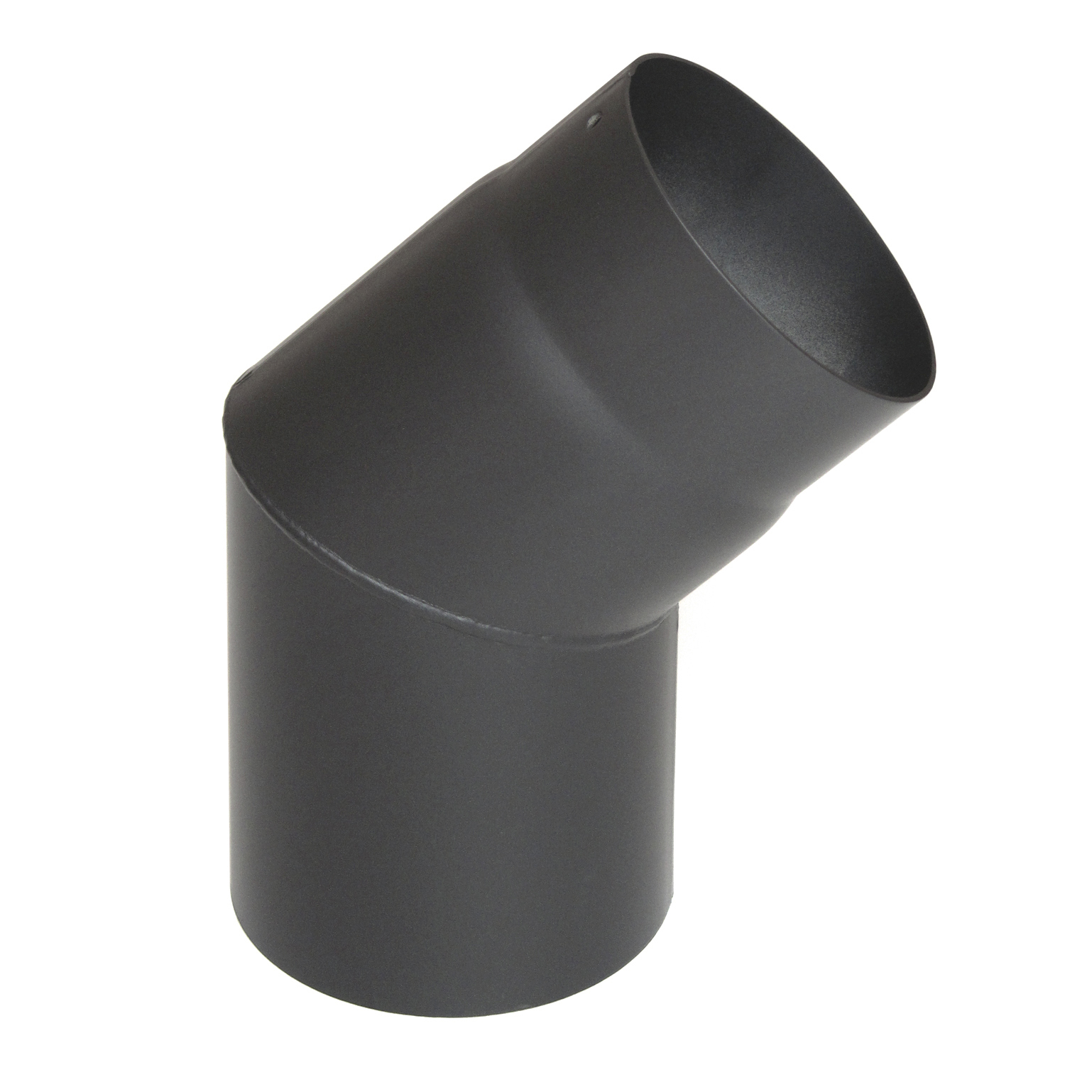 Coude de conduit de fumée / Tuyau de poêle 160mm - 45° gris fonte