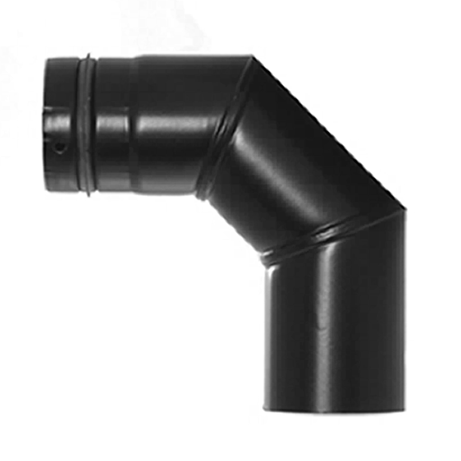 Coude à 90° pour conduit de fumée / tuyau de poêle Raik 120 mm