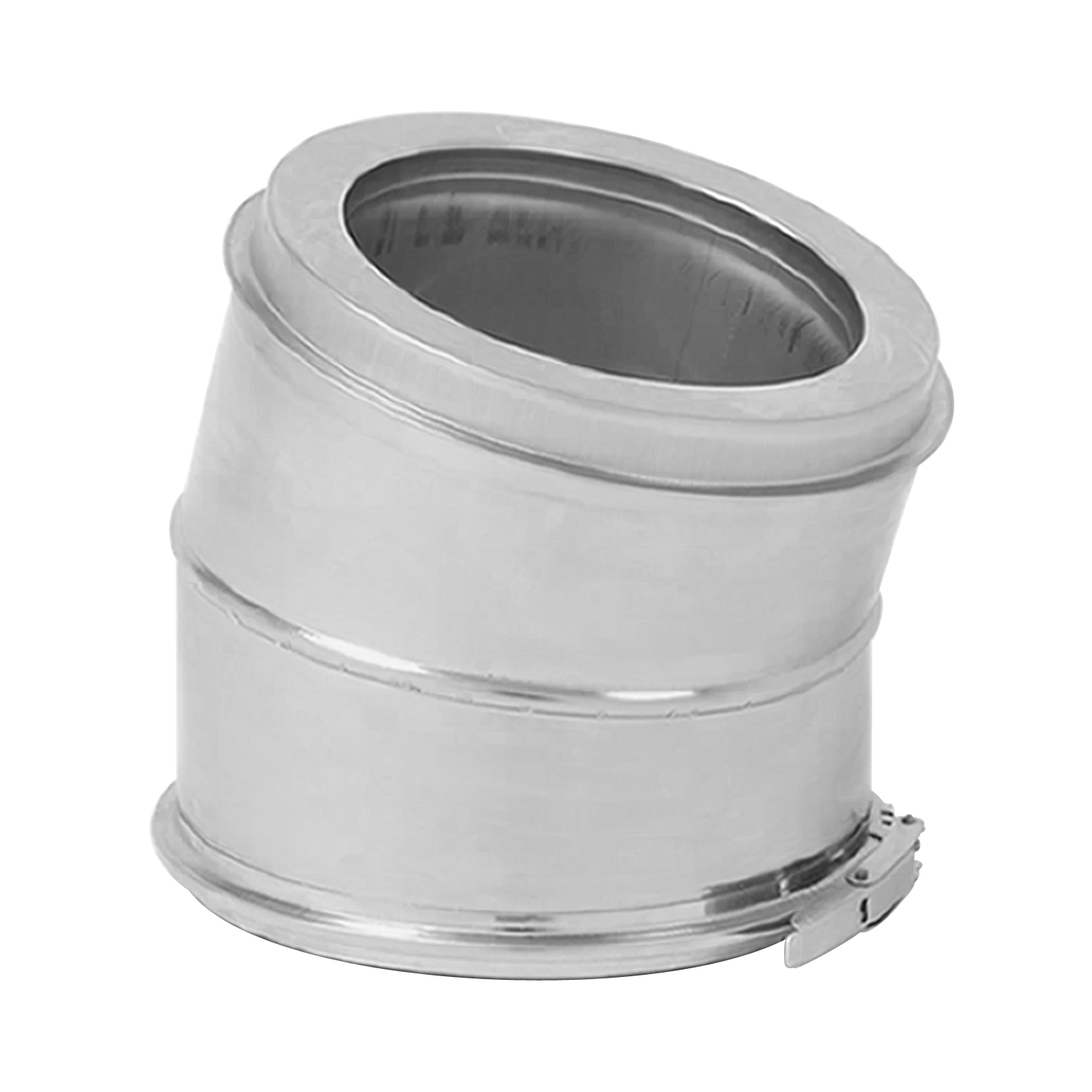 Opsinox conduit de cheminée en acier inoxydable 200mm coude 15° BO1