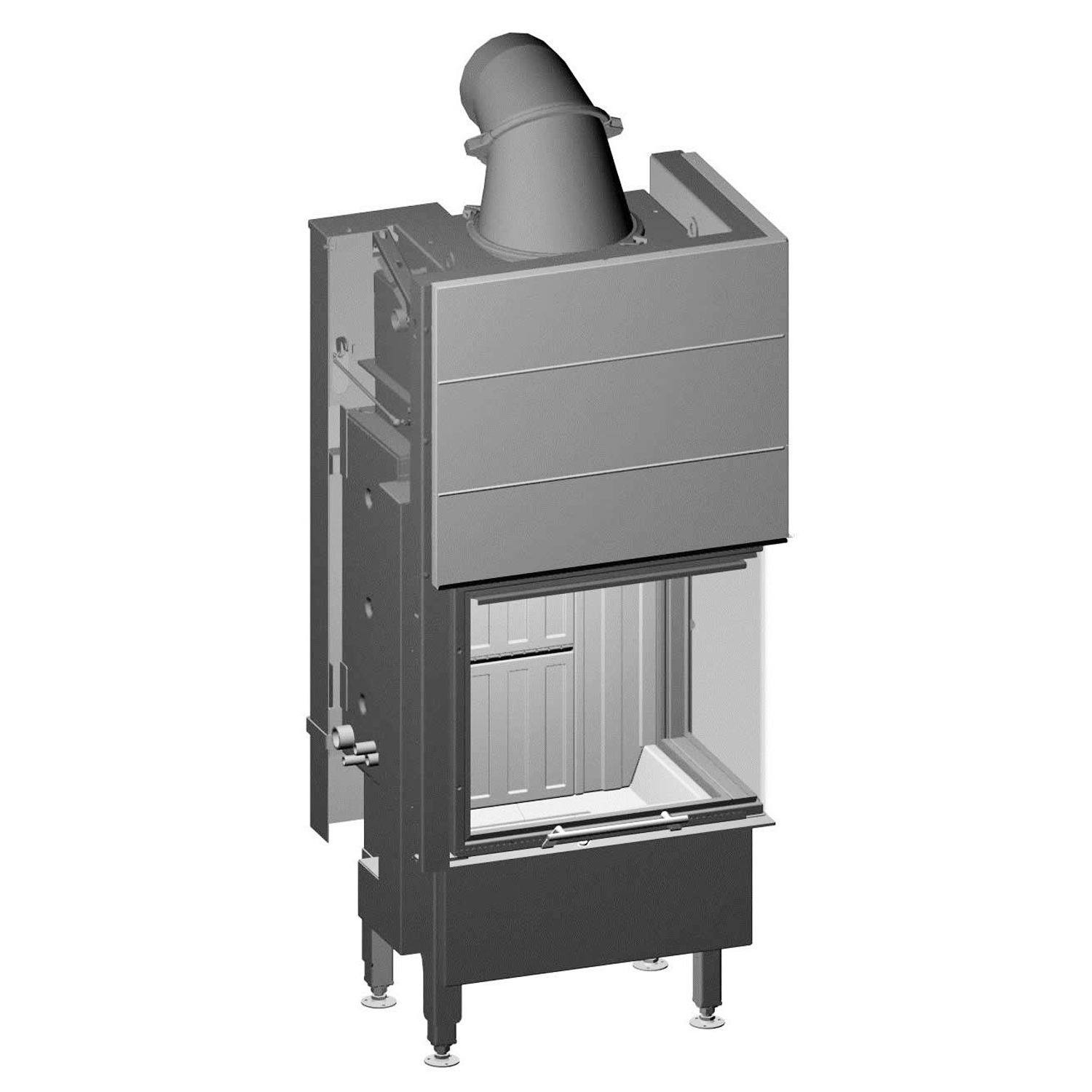 Spartherm Varia 2R-55h RLU insert de cheminée d'angle