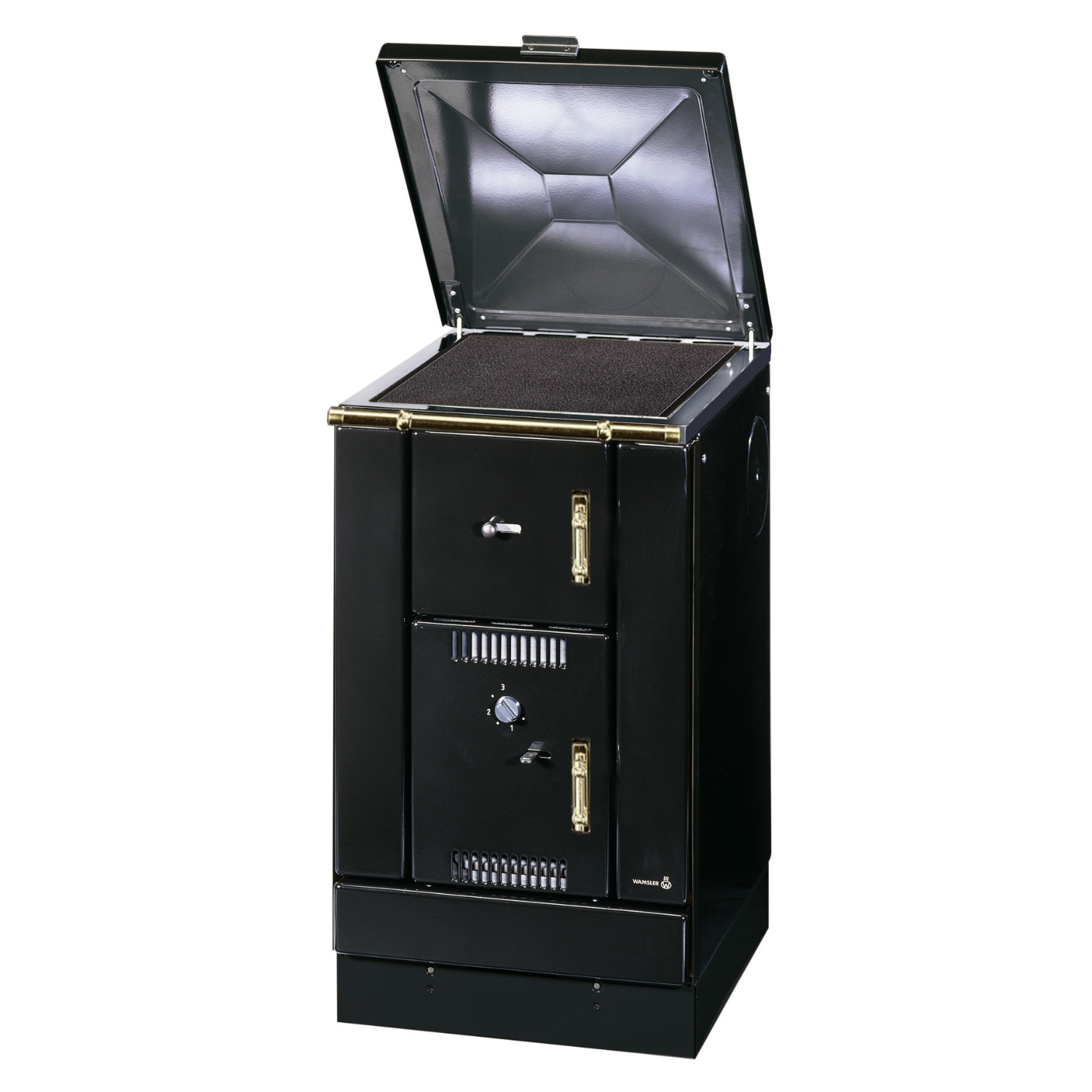 Wamsler K 158 CL Poêle de cuisine à eau Noir/Or Surface de cuisson en vitrocéramique
