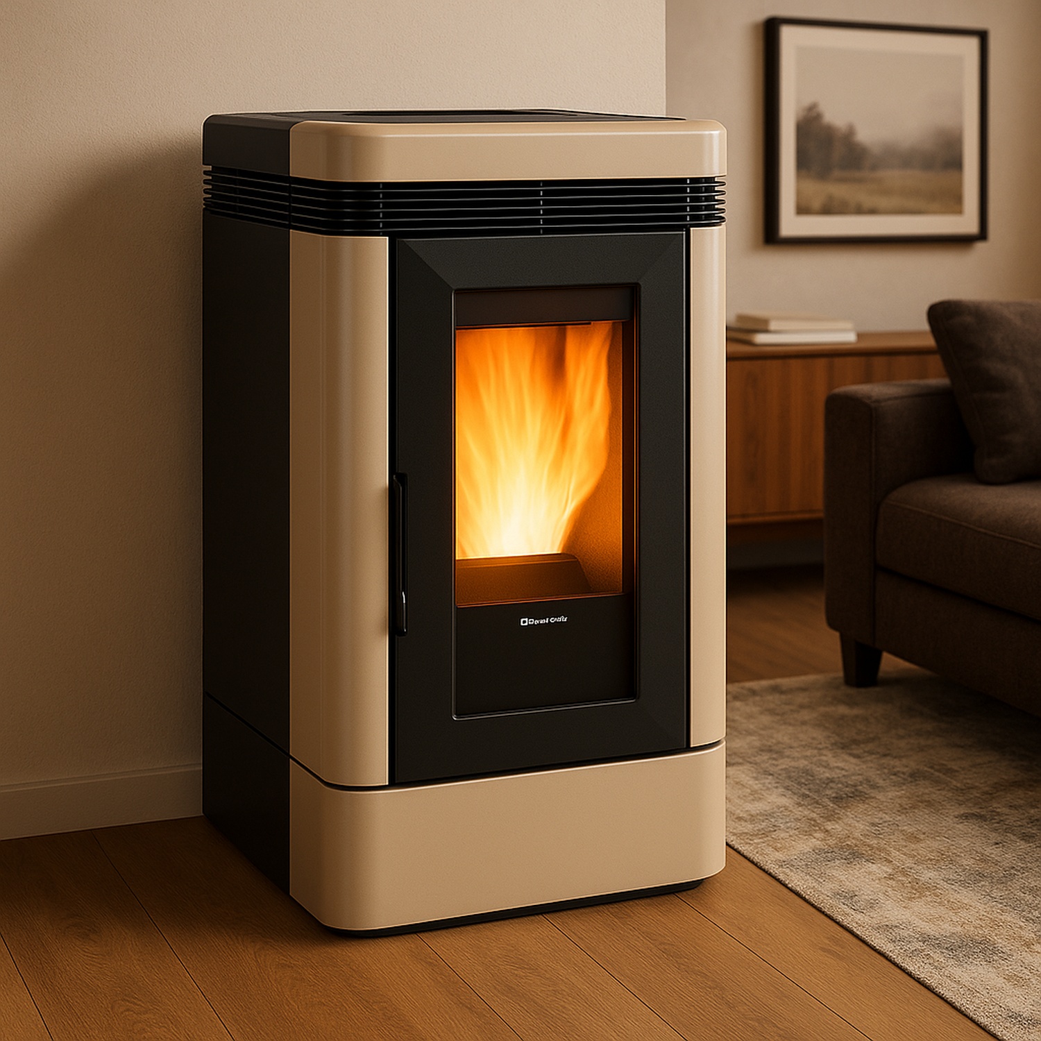Extraflame LUCIA PLUS.16 - Taupe poêle à granulés