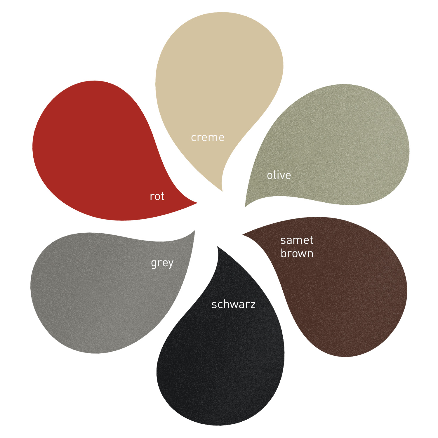 HS Flamingo Deluxe 3 Étagère en bois Rouge