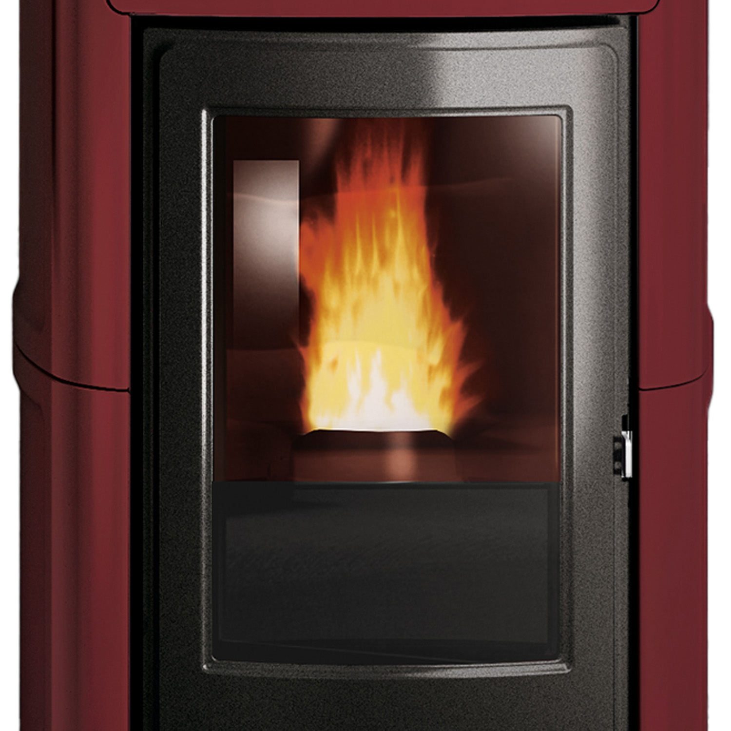 Edilkamin Kira2 H 22 Up poêle à granulés bouilleur céramique bordeaux