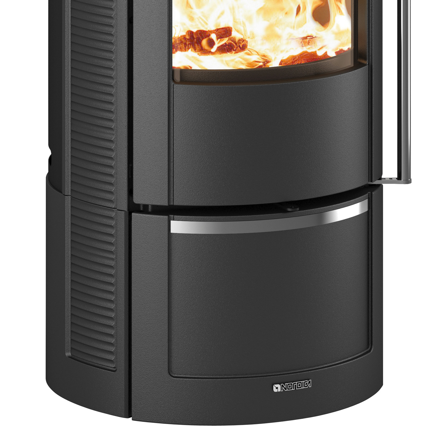La Nordica Marlena 16 poêle à bois, incl. embout de conduite de fumée 50 cm