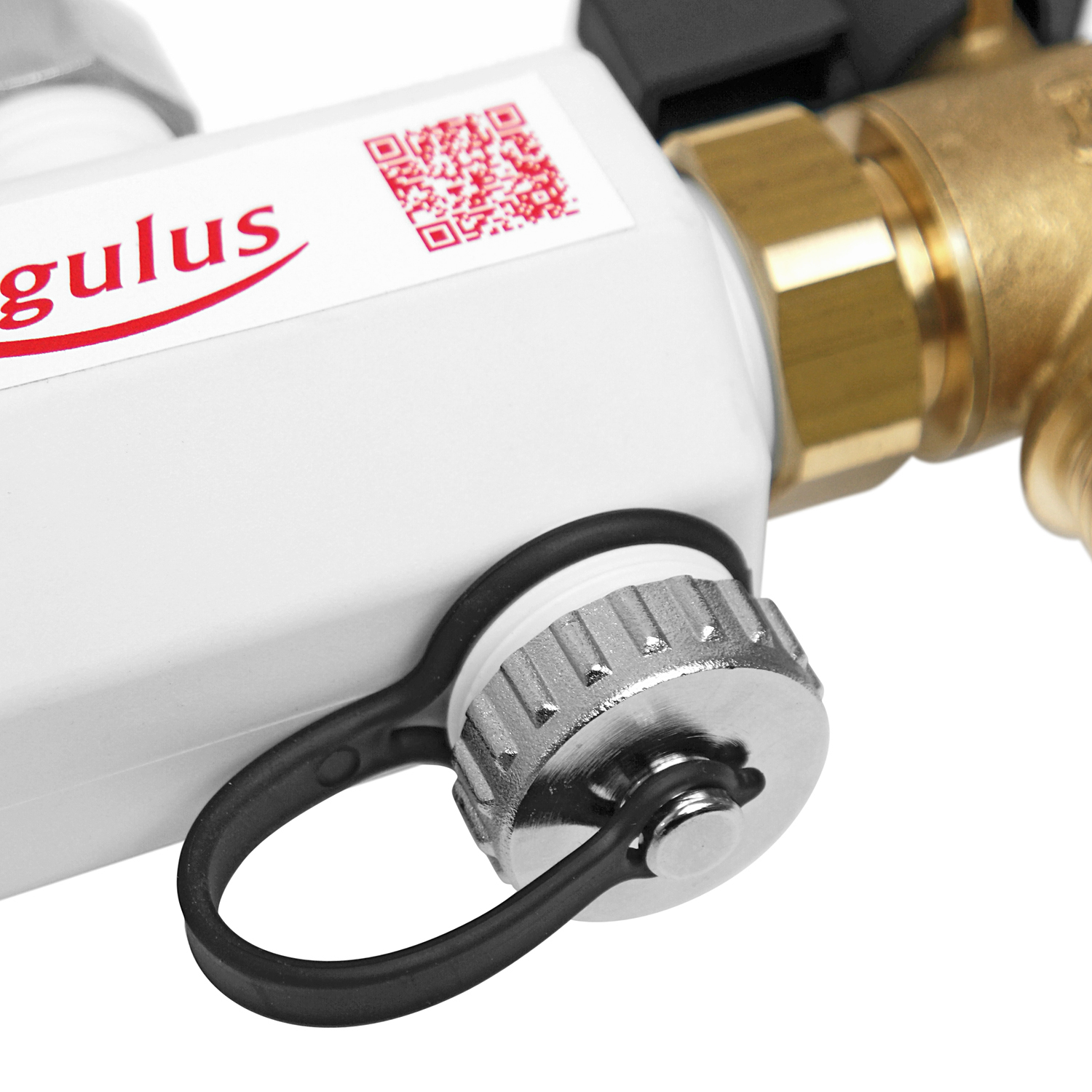Regulus 3/4" Filtre magnétique PK, filtre composé d'un réservoir, d'un aimant et de vannes à bille pour chaudière à gaz