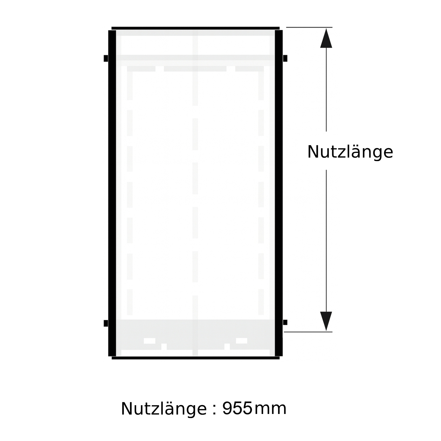 Schiedel ICS élément de tuyau 1000 mm Ø200 double paroi brillant