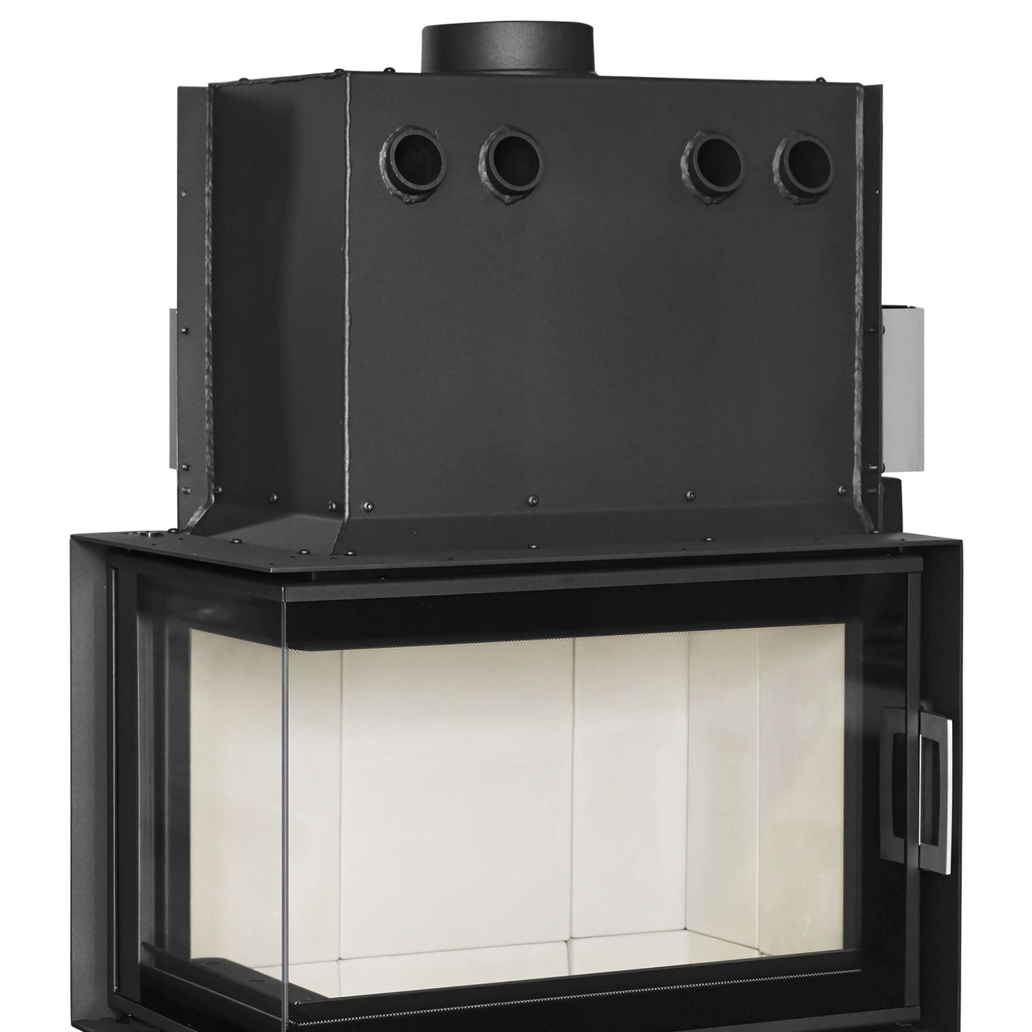 Austroflamm 63x40x42 K 2.0 Insert de cheminée angle gauche