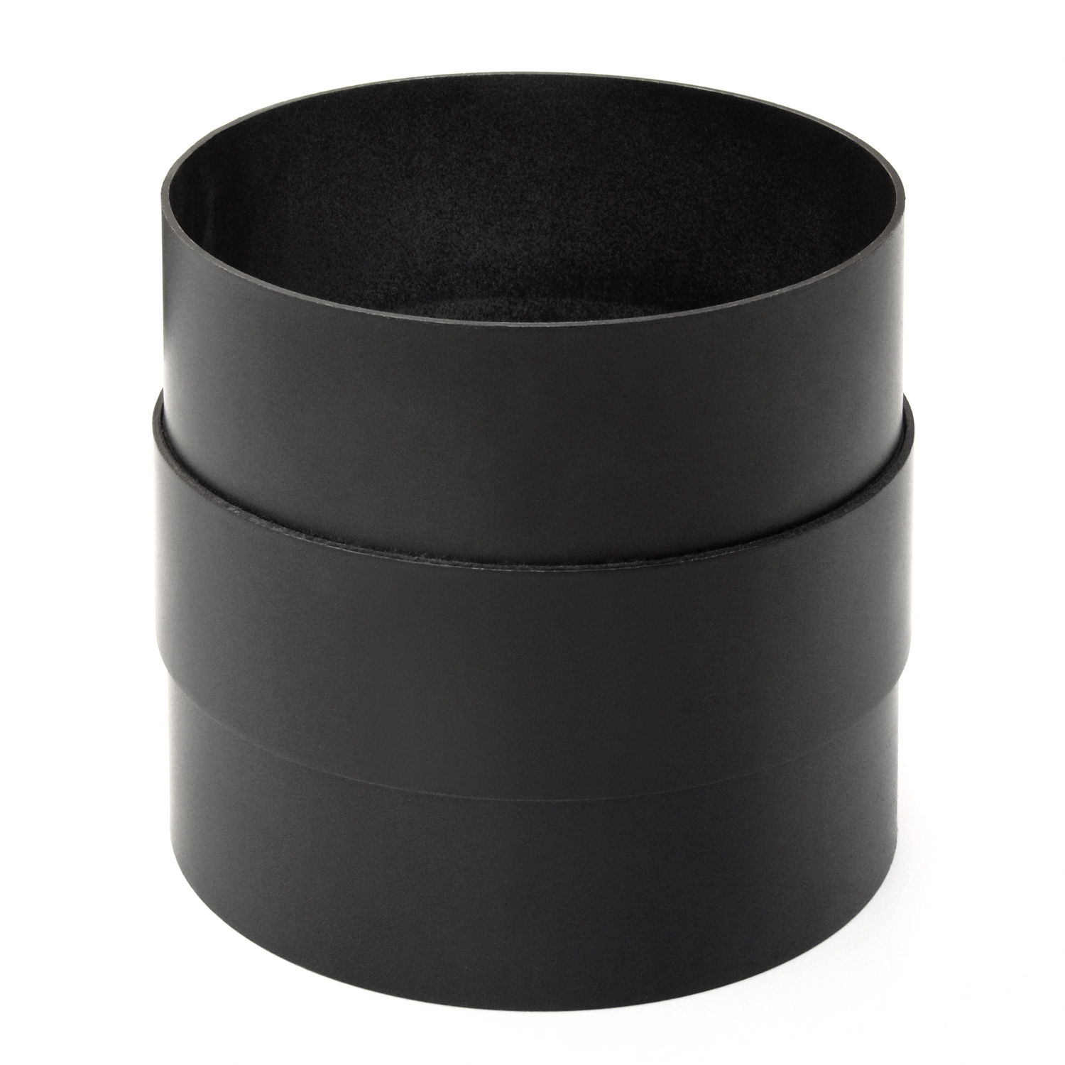 Adaptateur pour conduit de fumée / tuyau de poêle 250 mm - noir