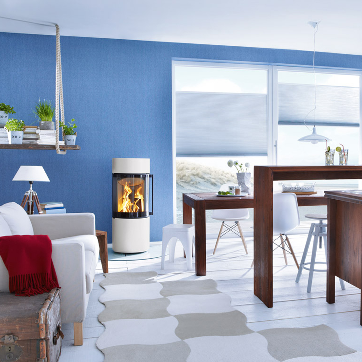Spartherm Passo XS RLU Poêle à bois Blanc