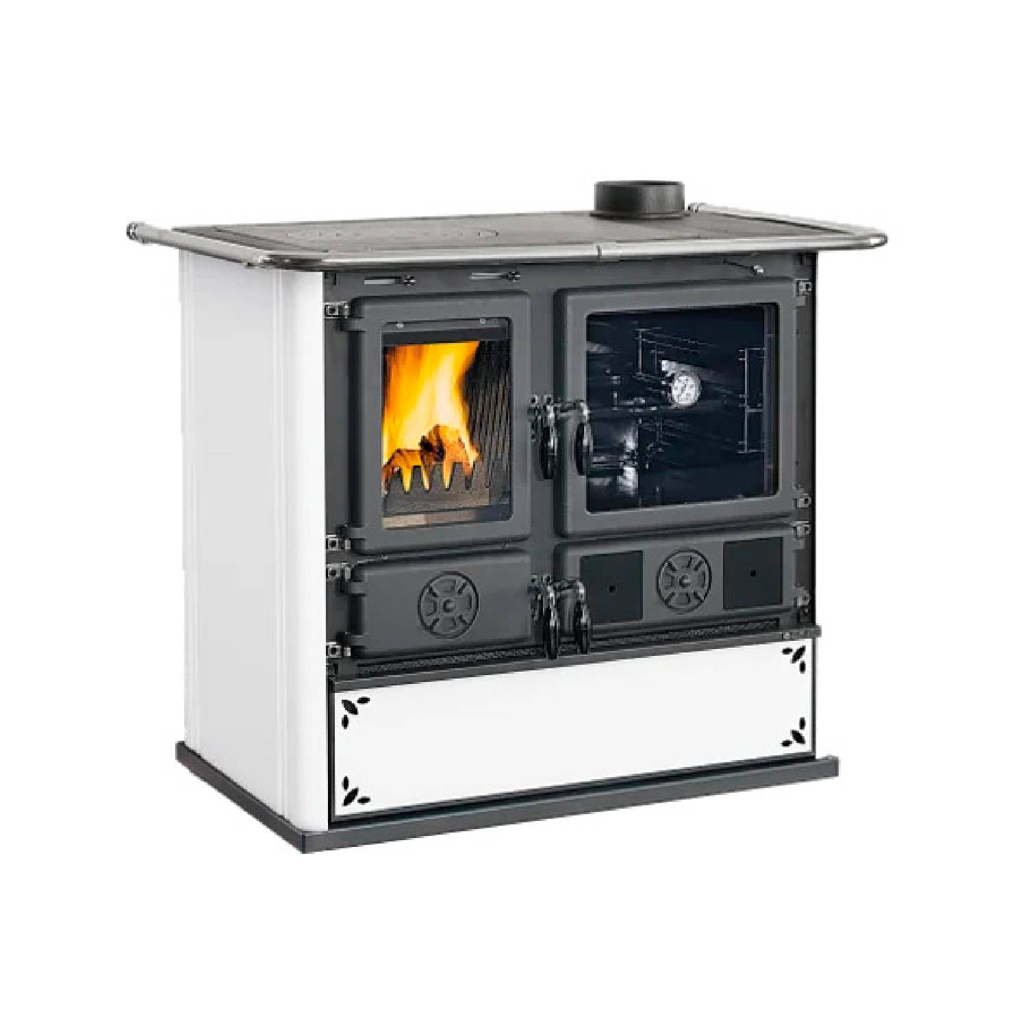 La Nordica ROSA.16 STEEL - Anthracite Noir cuisinière à bois