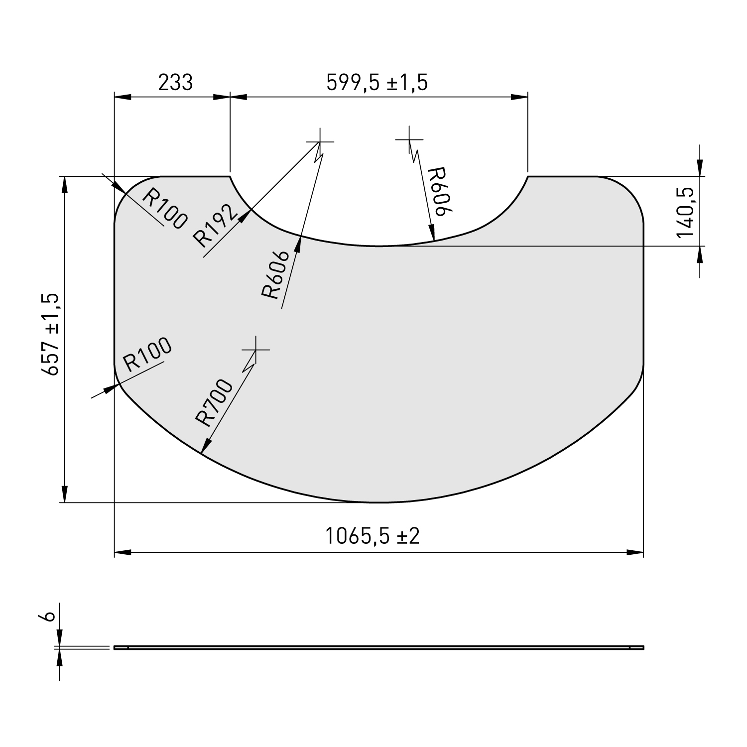Lotus Plaque de sol en verre sur mesure pour Jubilee 25
