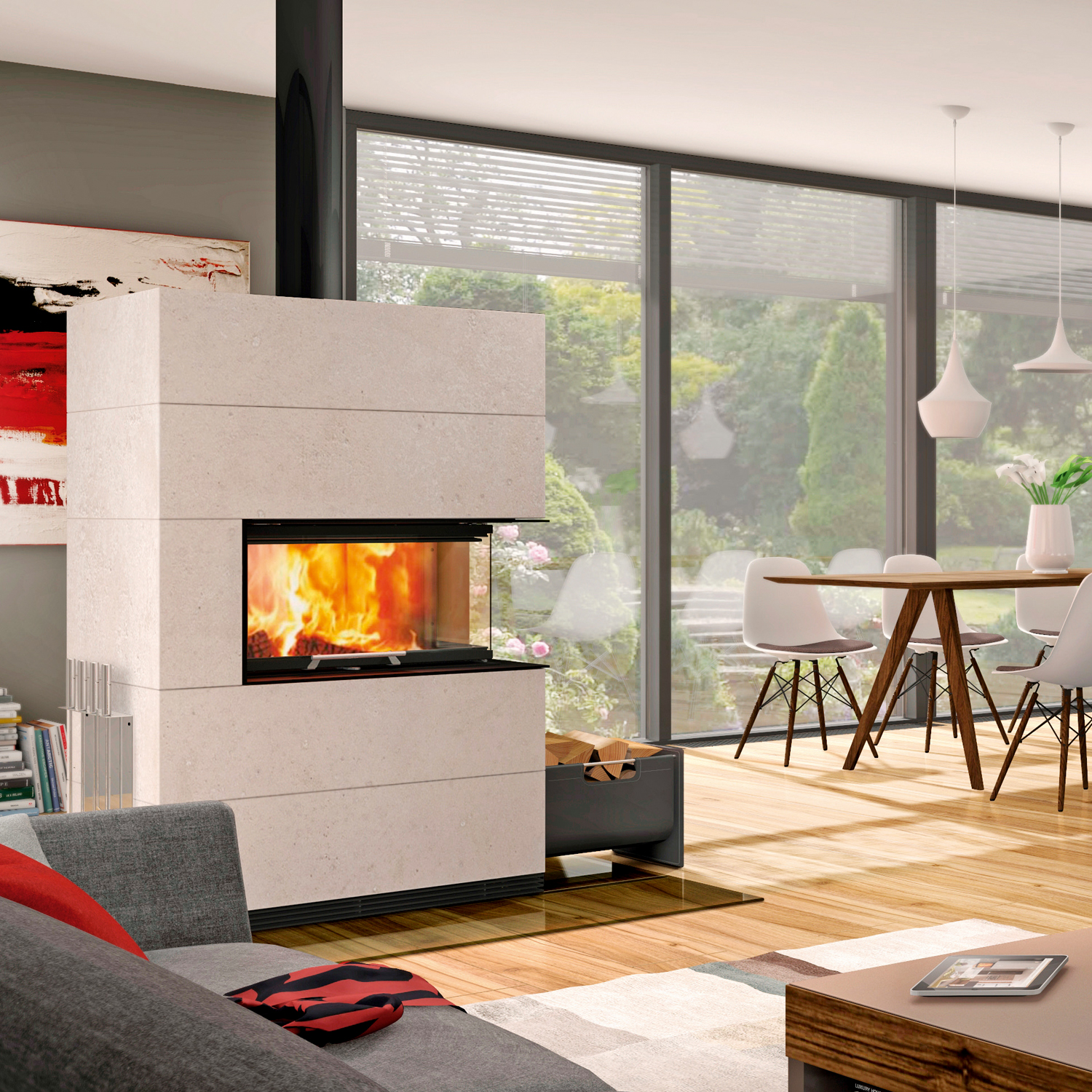 Spartherm Kit de cheminée SIM 2/3/Varia AS-2Rh-4S Nature