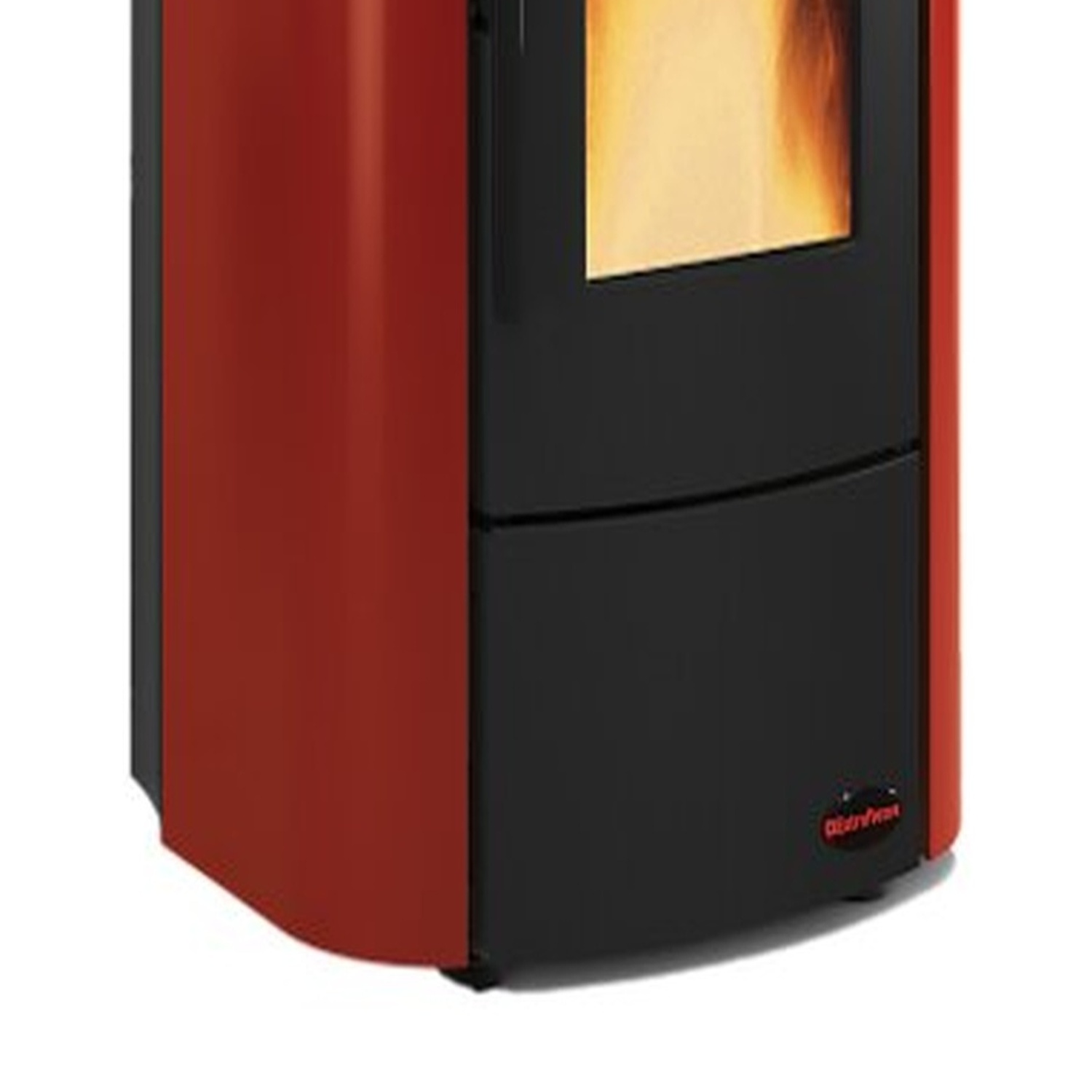 Extraflame RAFFAELLA IDRO H15 5.0.16 - Rouge bordeaux poêle à granulés bouilleur