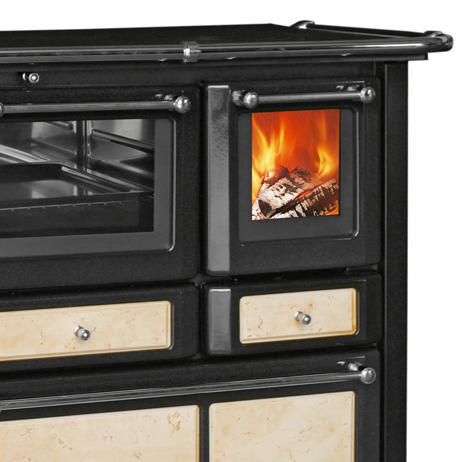 Wamsler K 85 F Poêle de cuisine en céramique antique, four à gauche