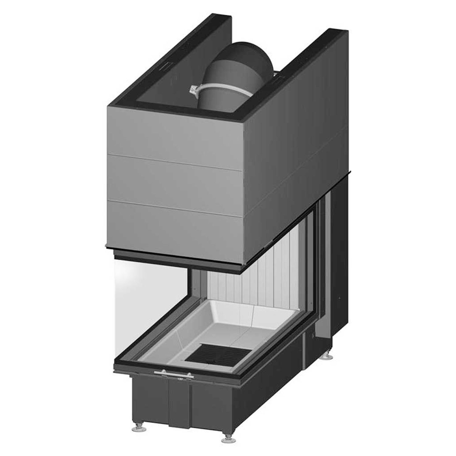 Spartherm Arte U-90h-4S Insert de cheminée RRA Ø 200 mm Spartherm Arte U-90h-4S Insert de cheminée RRA Ø 200 mm