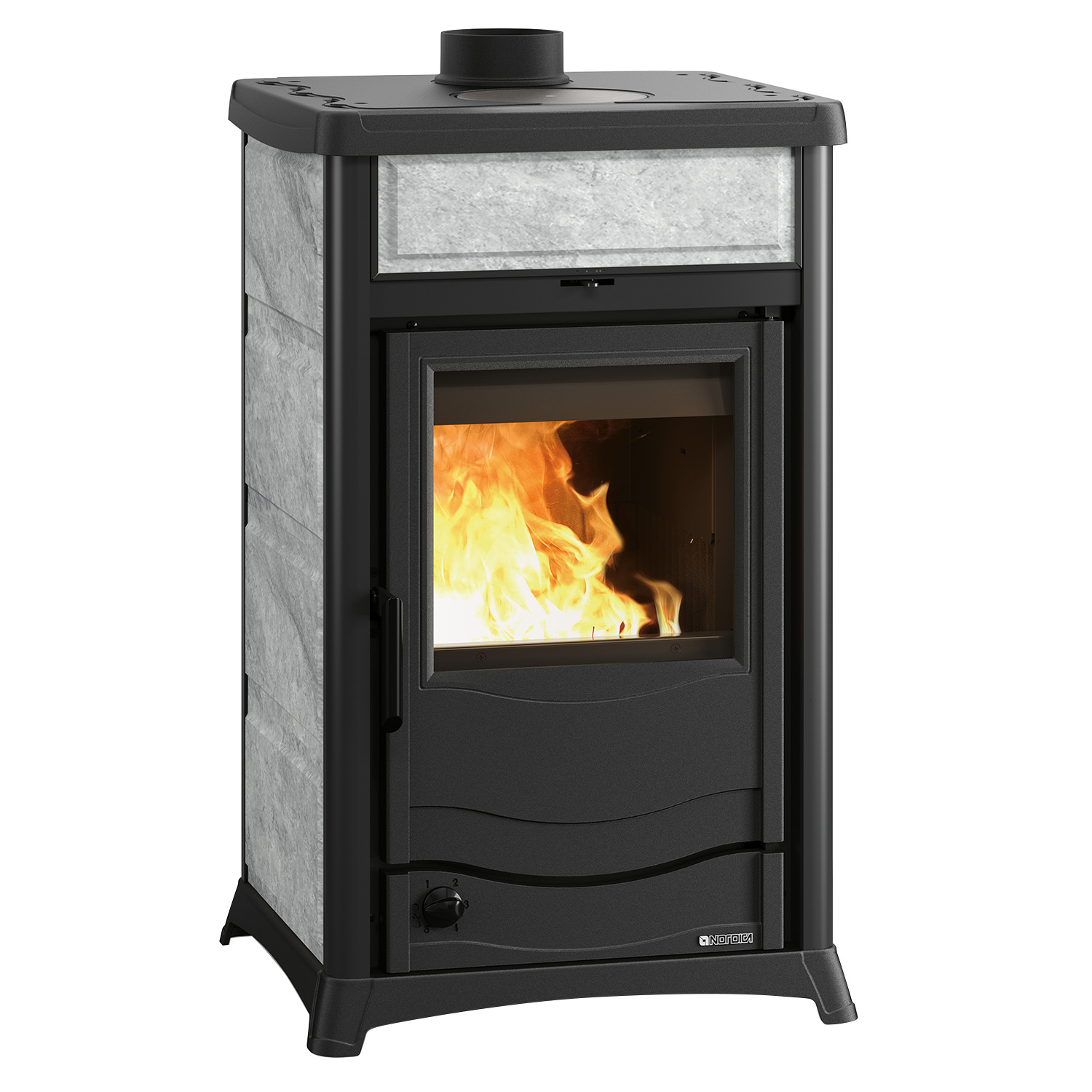 La Nordica Termorossella Plus EVO DSA 4.0 Poêle à bois hydro pierre ollaire