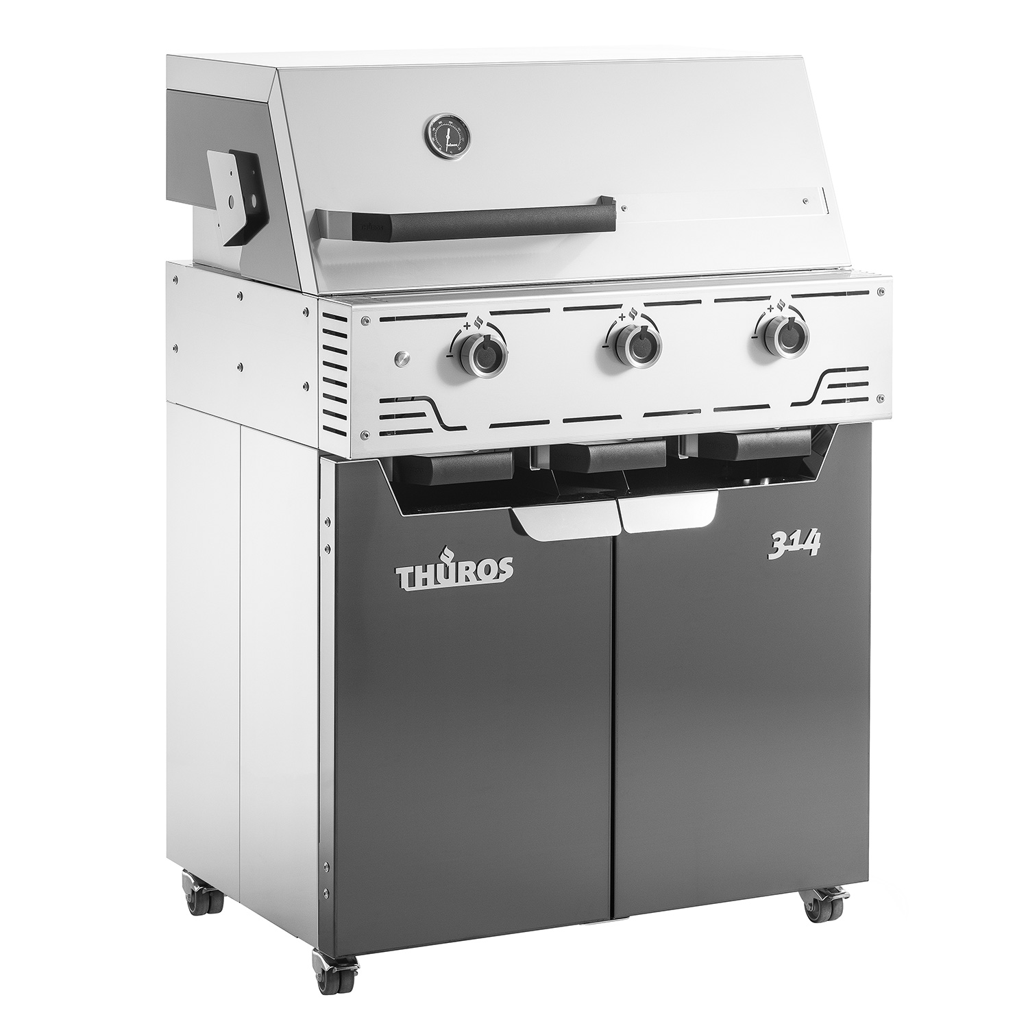 Thüros 314 Station de grill à gaz G3 Surface de cuisson 70 x 40 cm