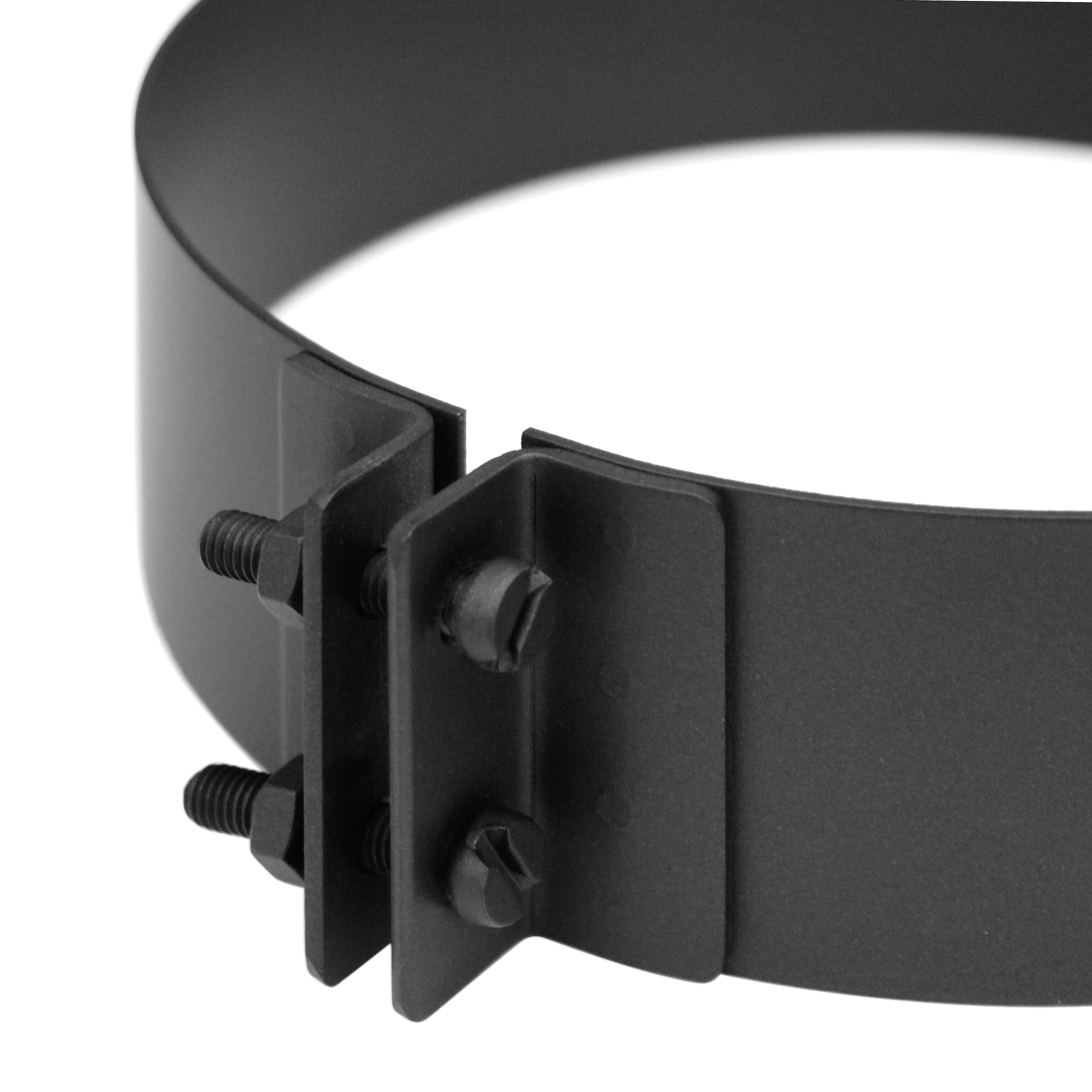 Collier de fixation Raik avec entretoise pour conduits de fumée à double paroi Izoker 150 mm Noir pour un diamètre extérieur RR de 175 mm. Collier de fixation Raik avec entretoise pour conduits de fumée à double paroi Izoker 150 mm Noir pour un diamètre extérieur RR de 175 mm.