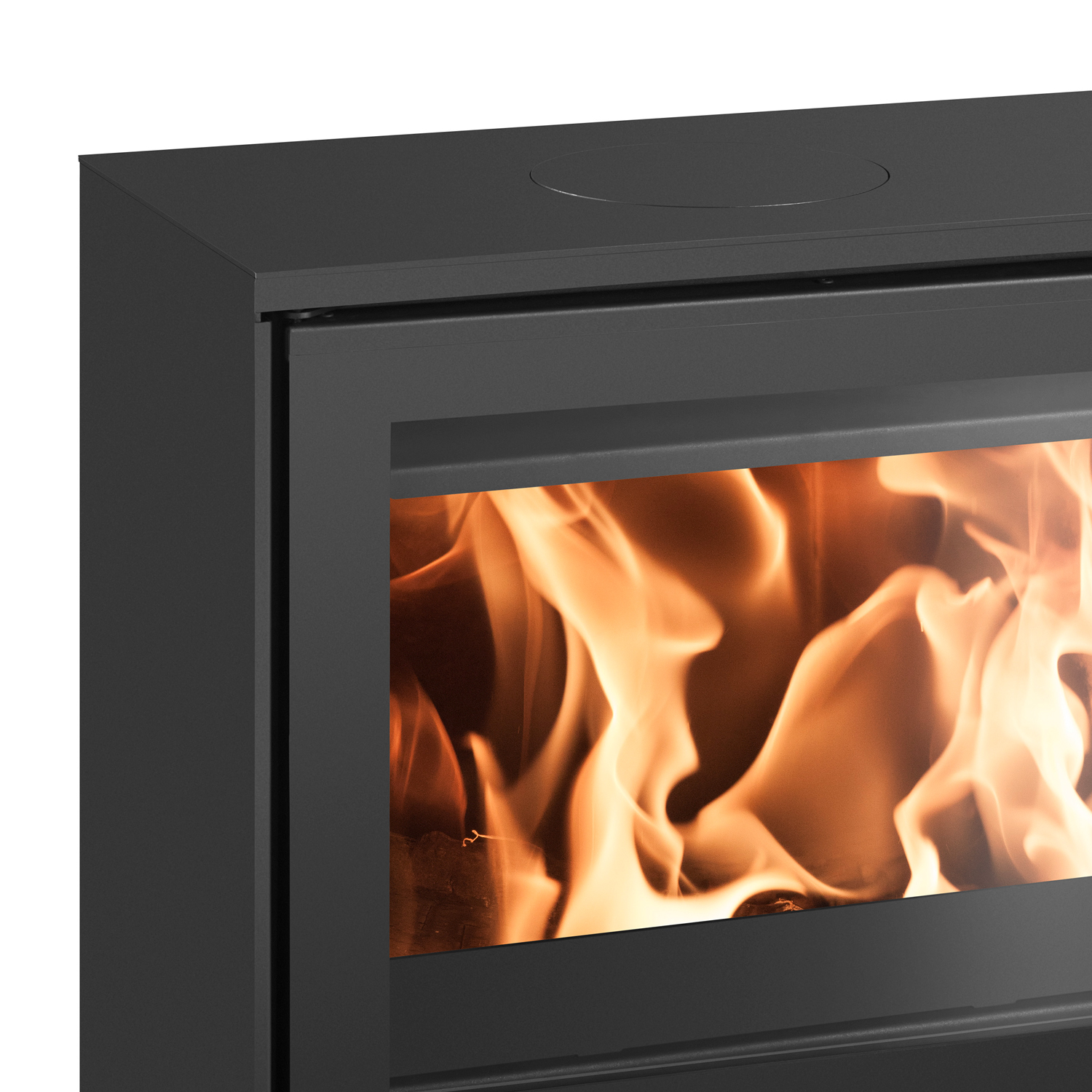 Haas+Sohn London-II easy Poêle à bois Anthracite