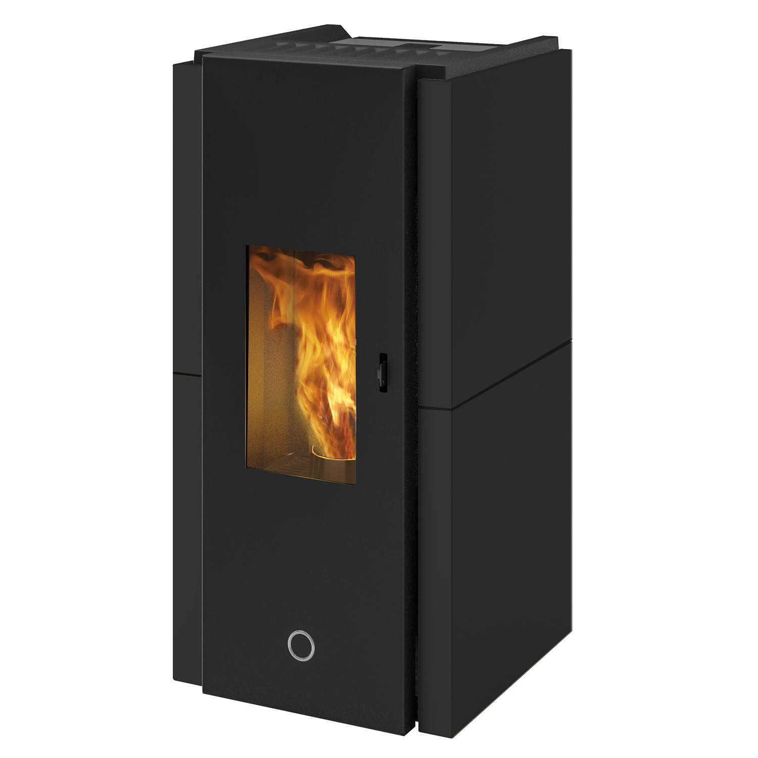 EK63 Zone 80 Evo Poêle à granulés acier noir