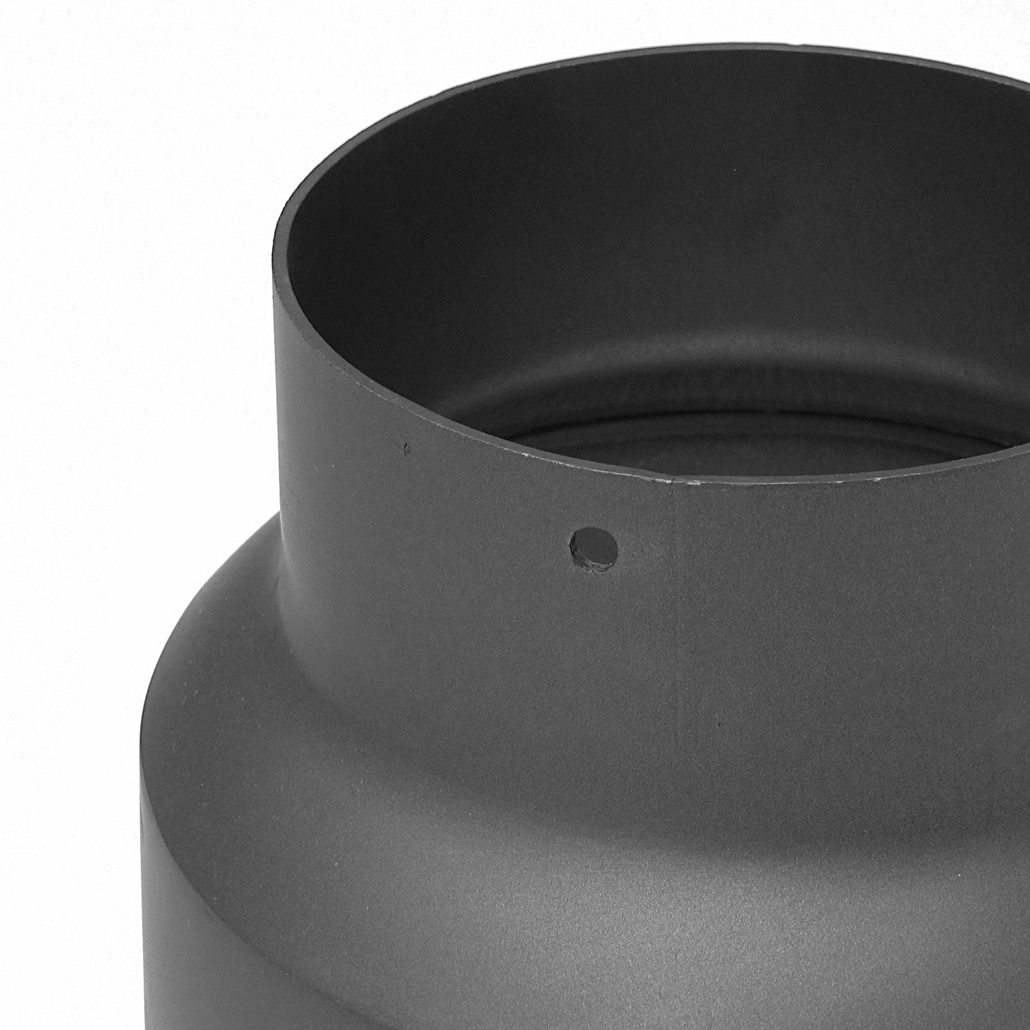 Raik Basic Réduction 130mm – 120mm gris fonte pour tuyau de fumée / conduit de fumée