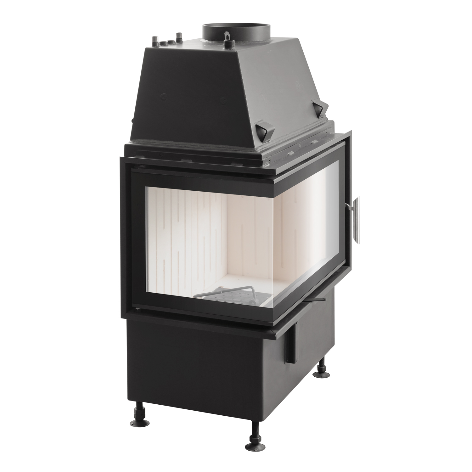 Insert de cheminée avec récupération d'eau Schmitzker No2 Gauche 17 kW