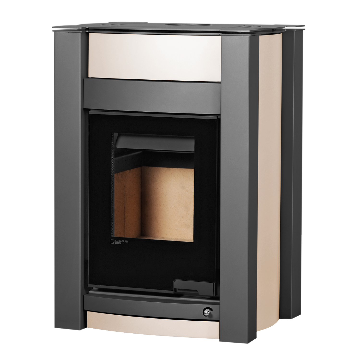 Poêle à bois Aquaflam Vario Kalmar Crème