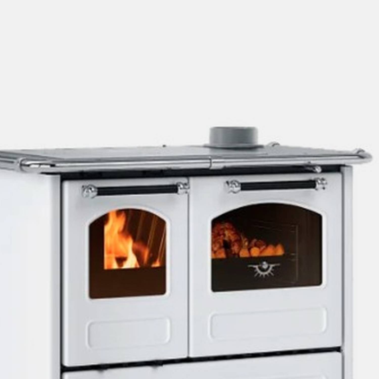 La Nordica FAMILY.16 4,5 - Blanc cuisinière à bois