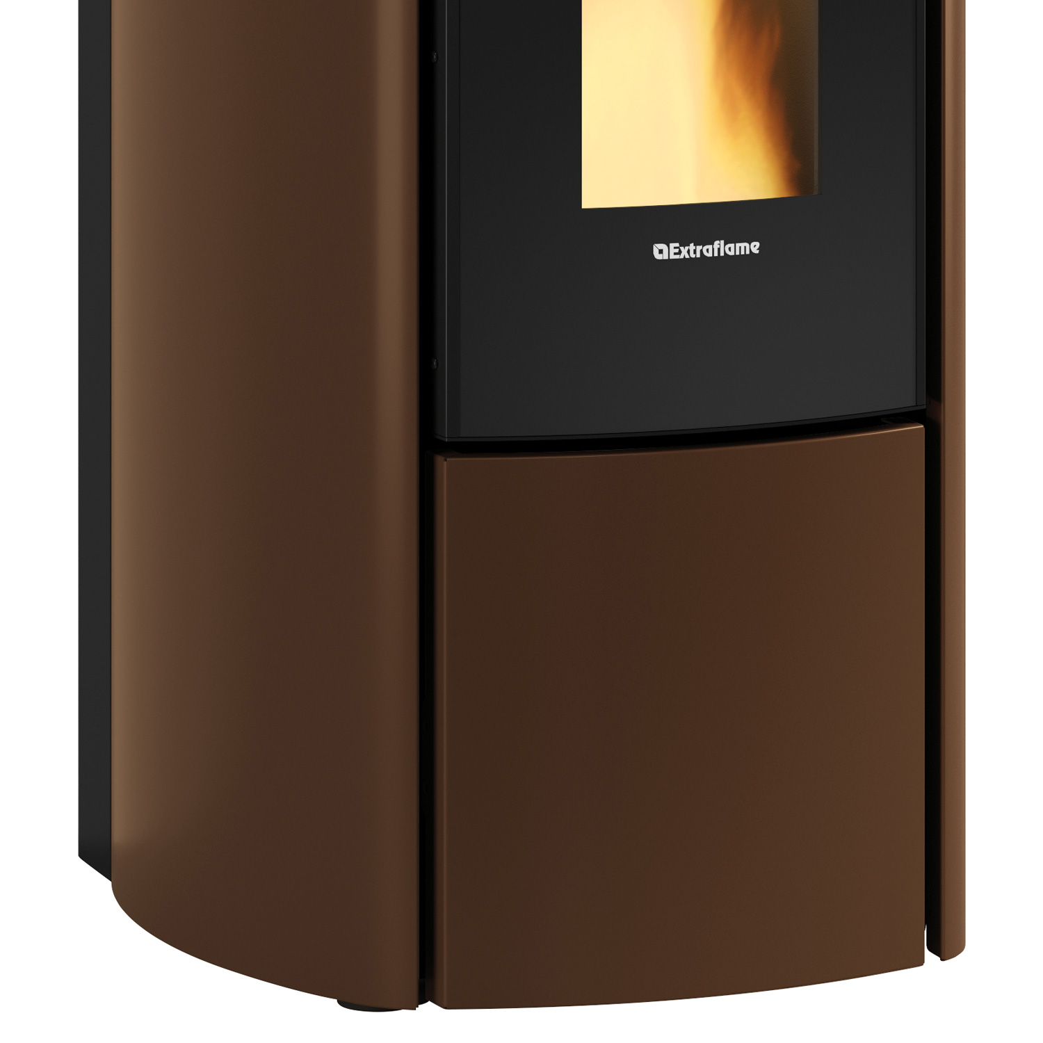 Extraflame Evolution Line Katia 9 poêle à granulés acier bronze