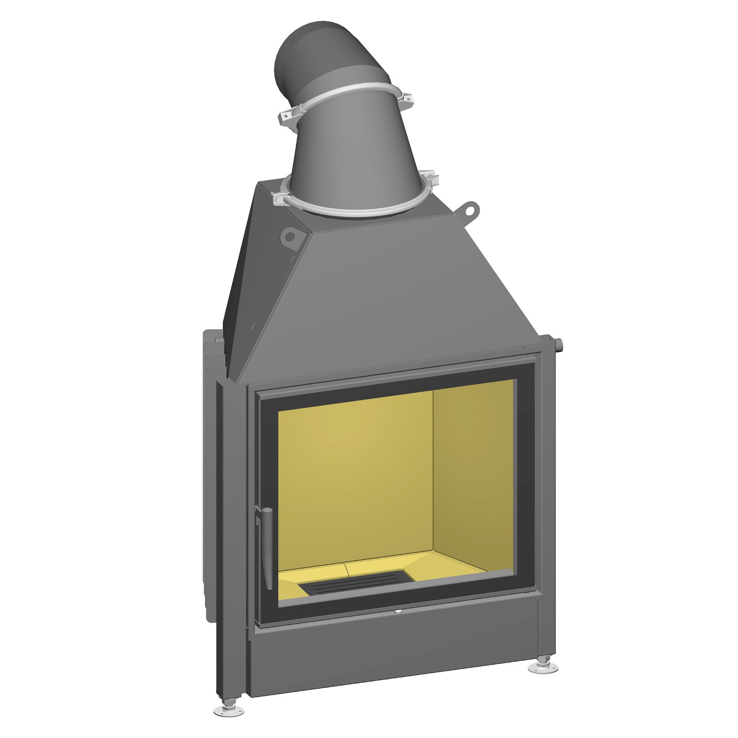 Spartherm Mini S-4S insert de cheminée à bois 51 cm à droite