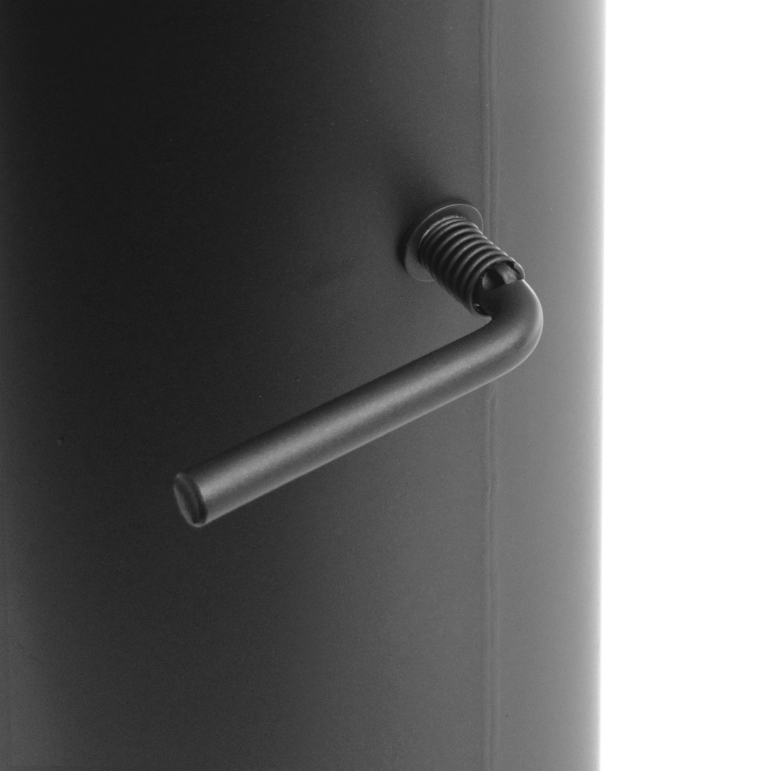 Raik Basic Régulation de tirage 130mm gris fonte L: 500mm pour tuyau de fumée / conduit de fumée