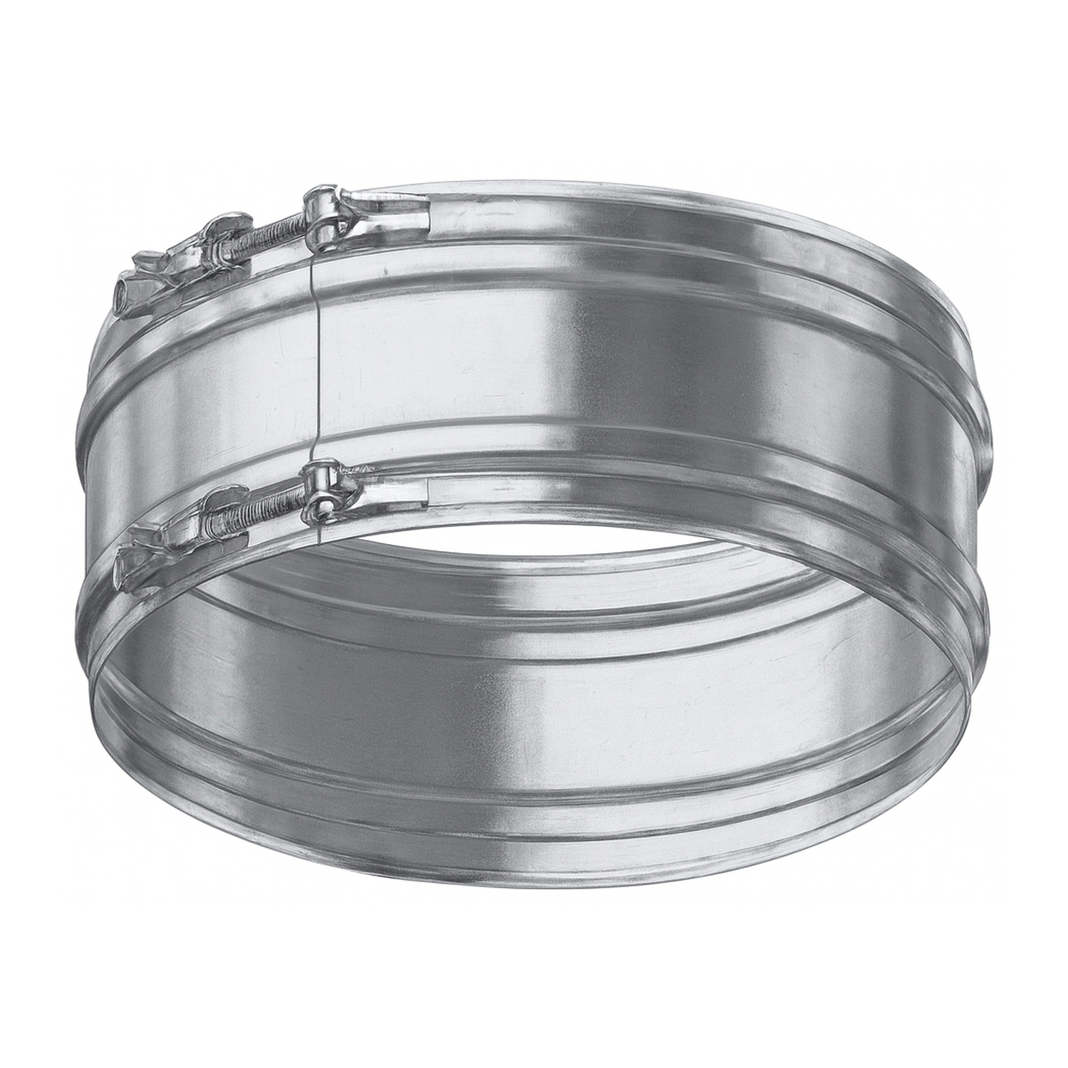 Schiedel ICS collier de serrage statique B=108 mm pour ICS Ø200 mm double paroi brillant