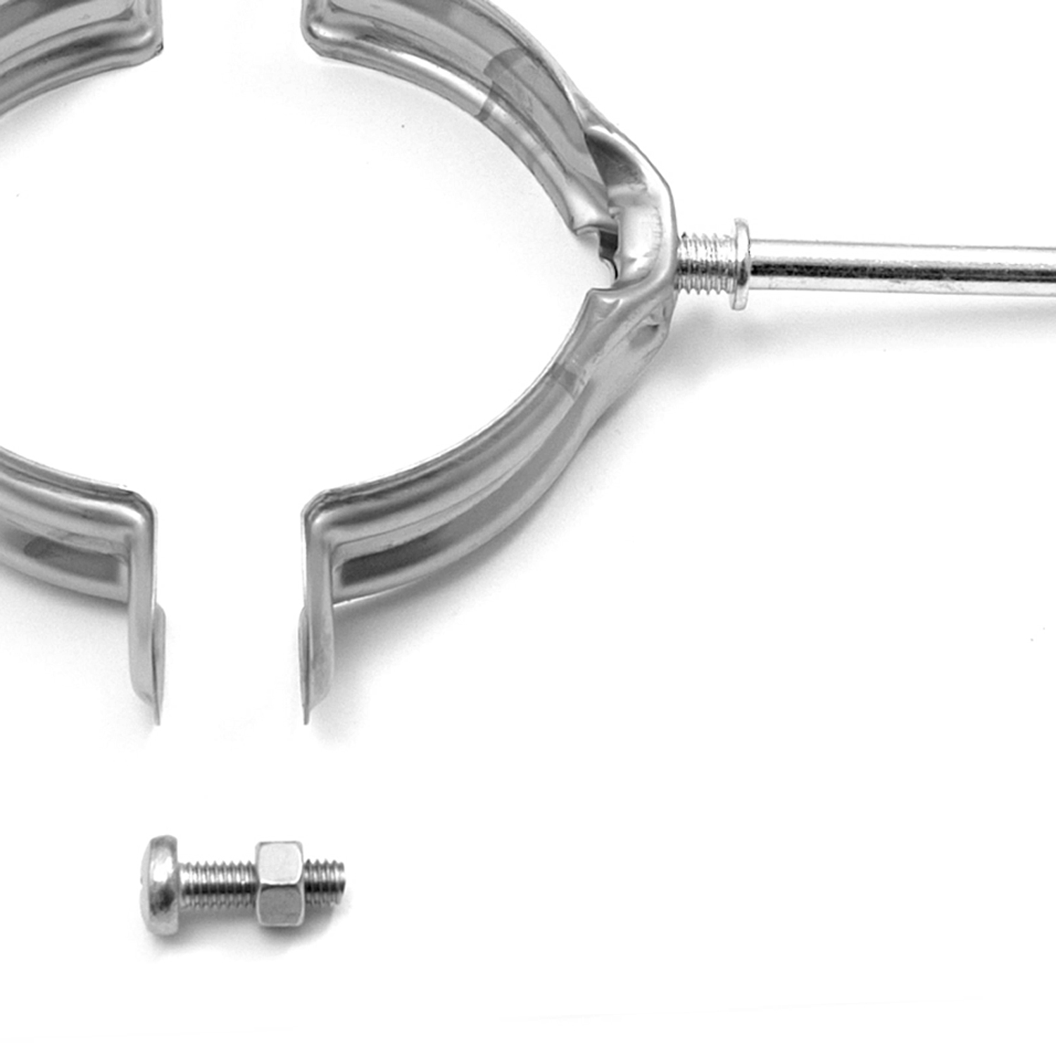 Raik conduit de poêle / tuyau de poêle 80 mm - fixation murale INOX