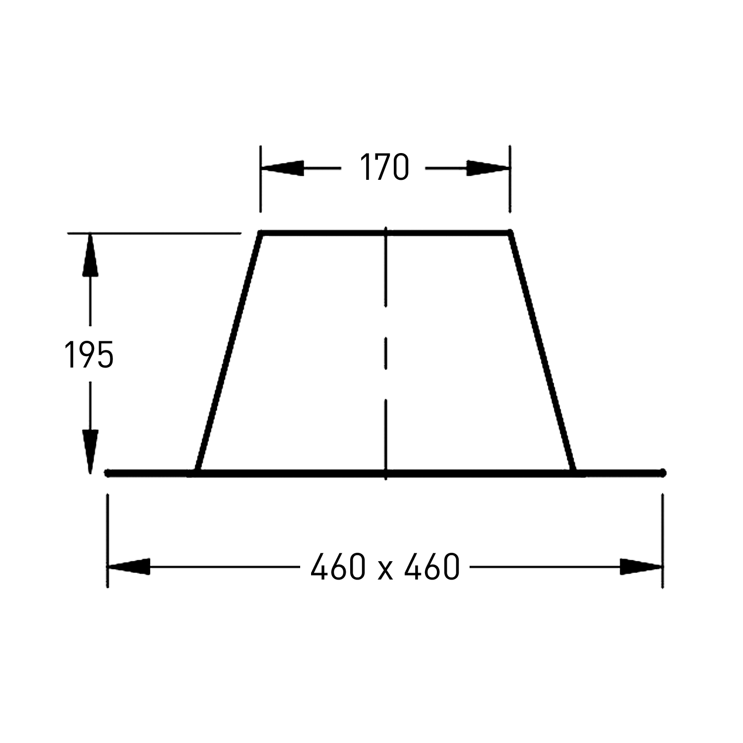 Trimline CC traversée de toit 0°-10° 100-150