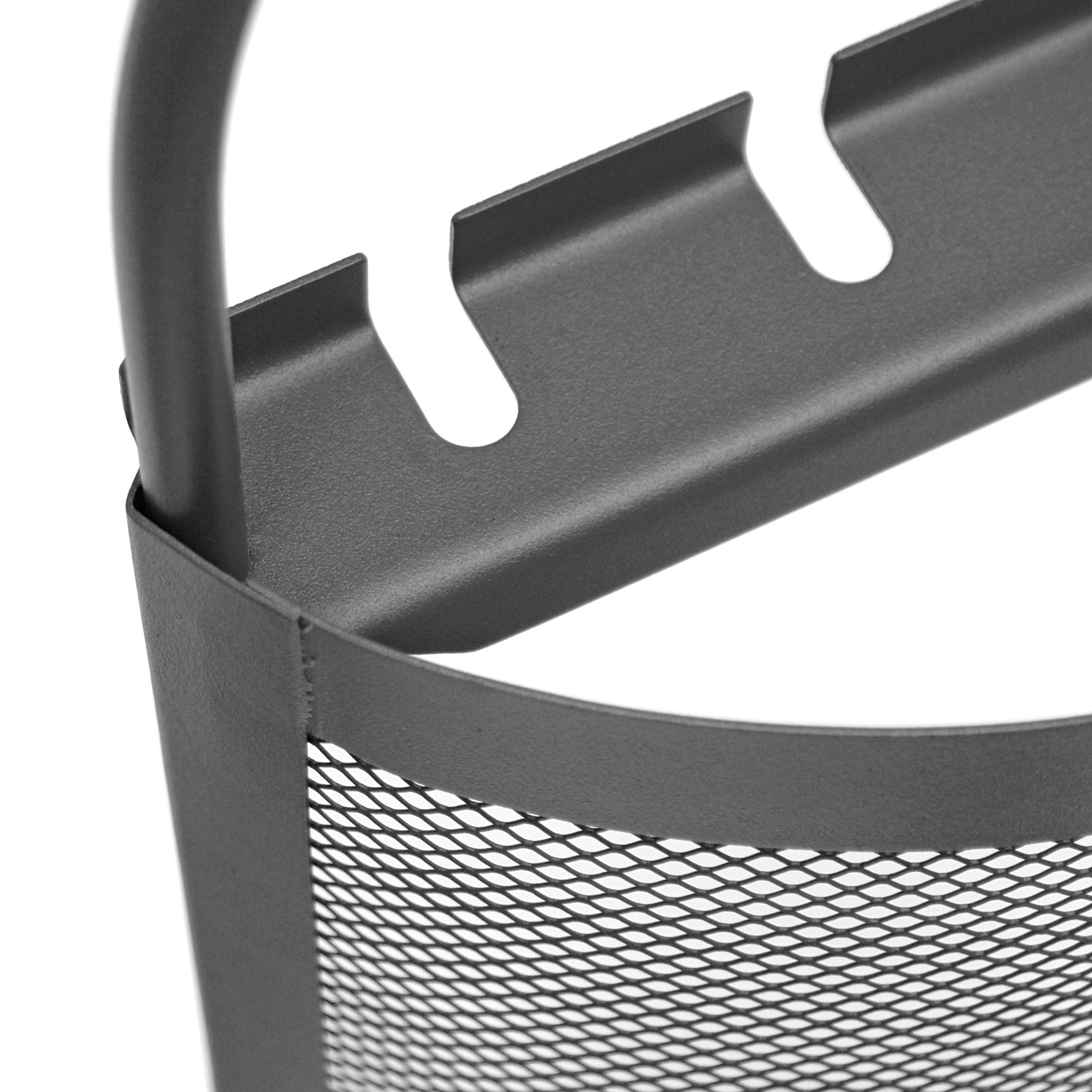 Ensemble d'accessoires pour cheminée Raik Arthur, 4 pièces, anthracite, poignées en acier inoxydable, 66 cm