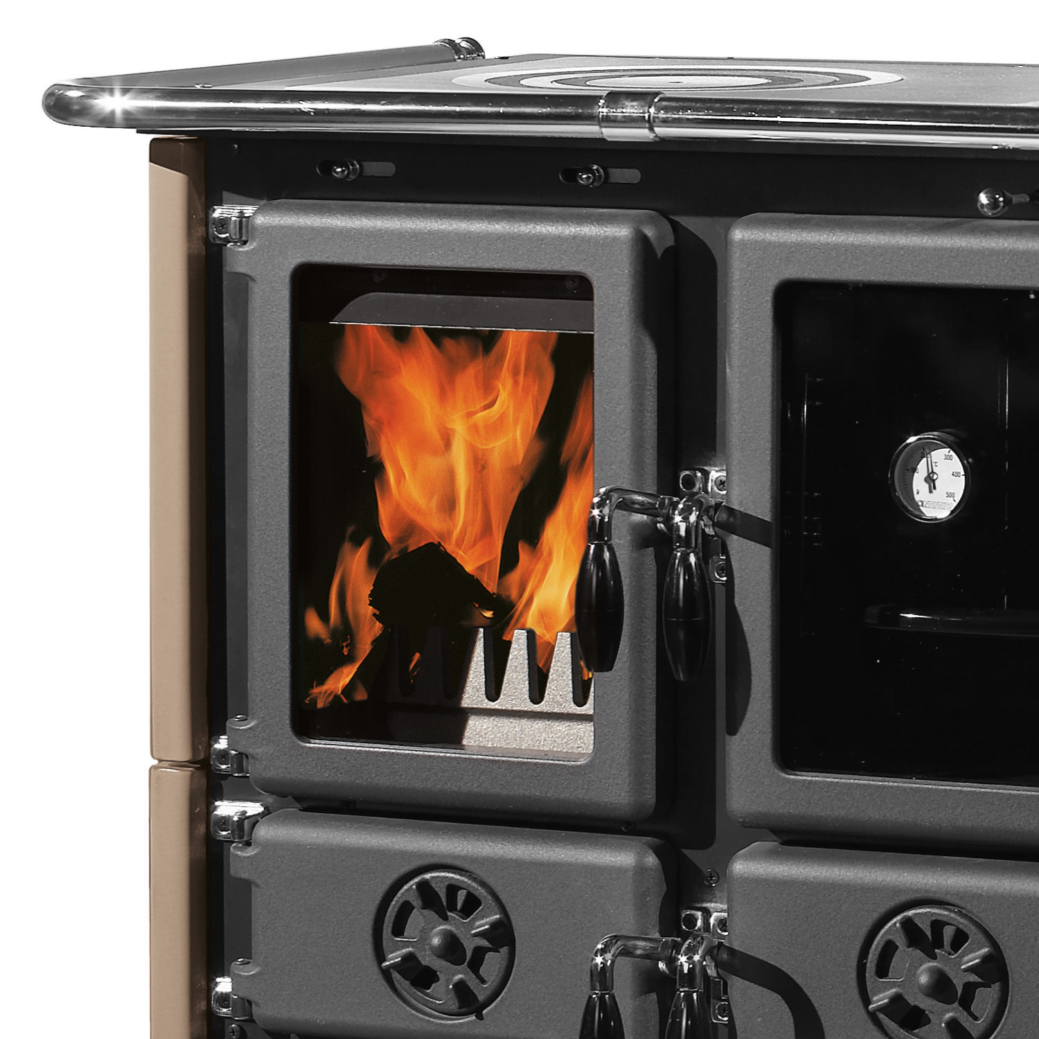 La cuisinière La Nordica Rosetta 5.0 Majolika Tortora